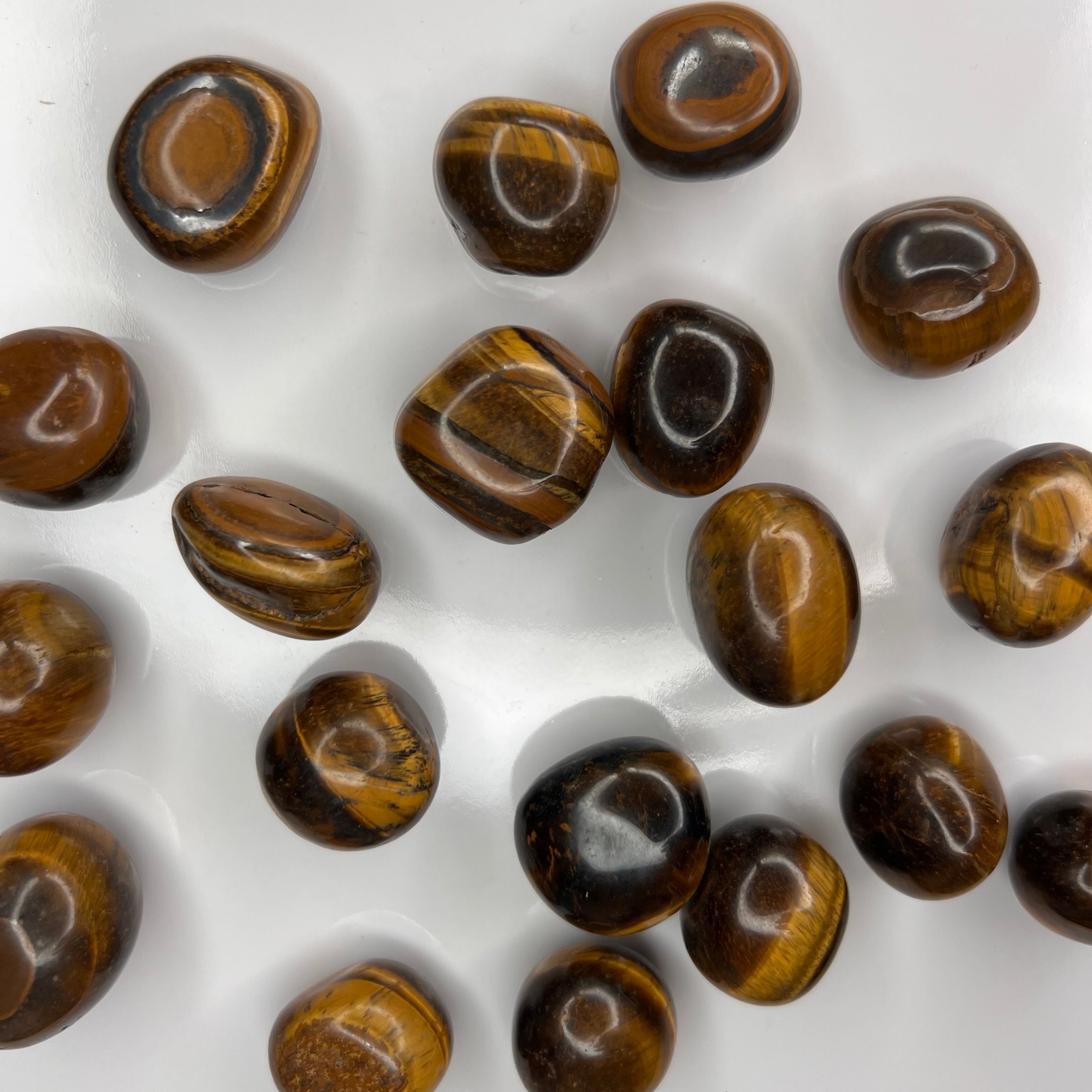 TIGER'S EYE TUMBLE - COURAGE AND ABUNDANCE