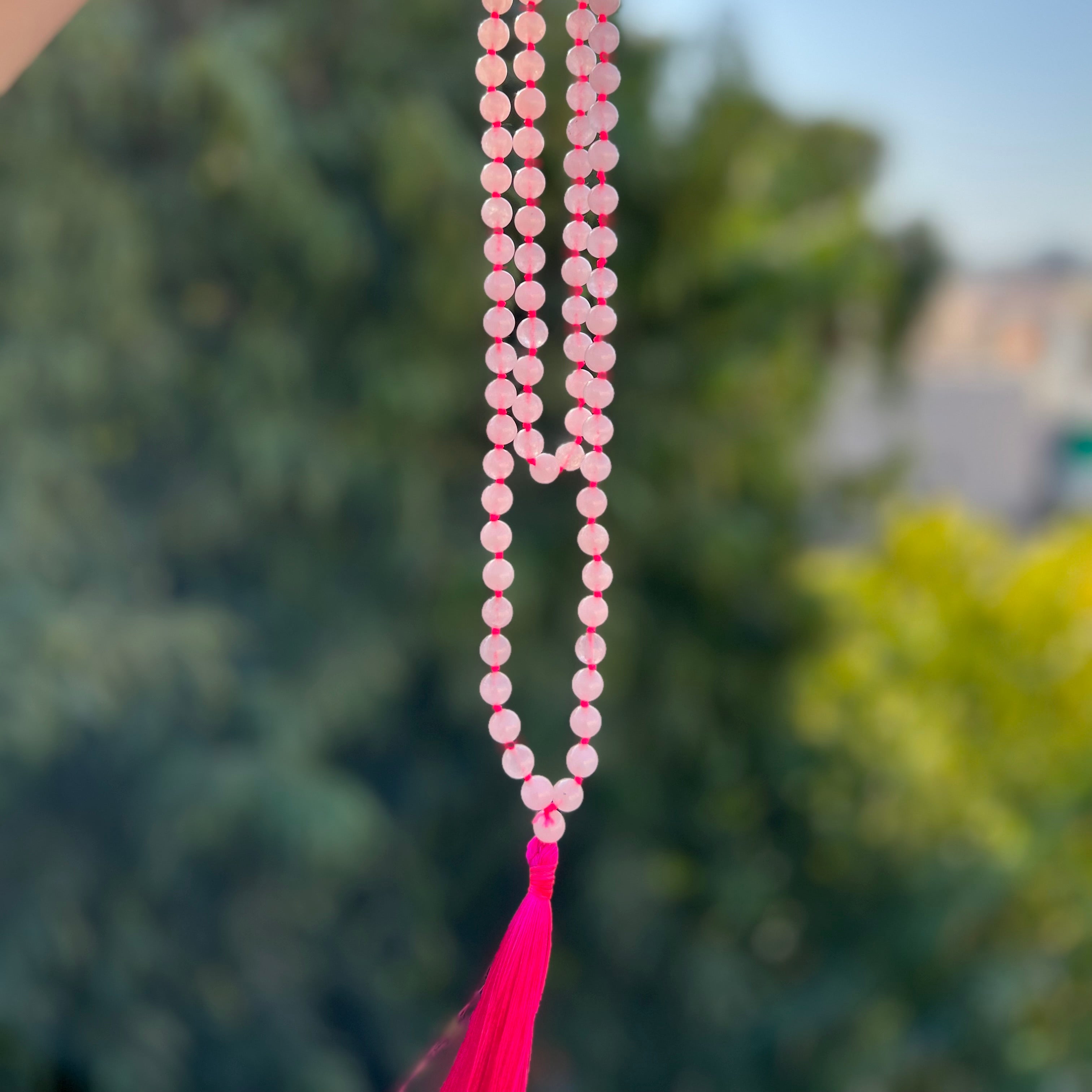 ROSE QUARTZ JAPA MALA