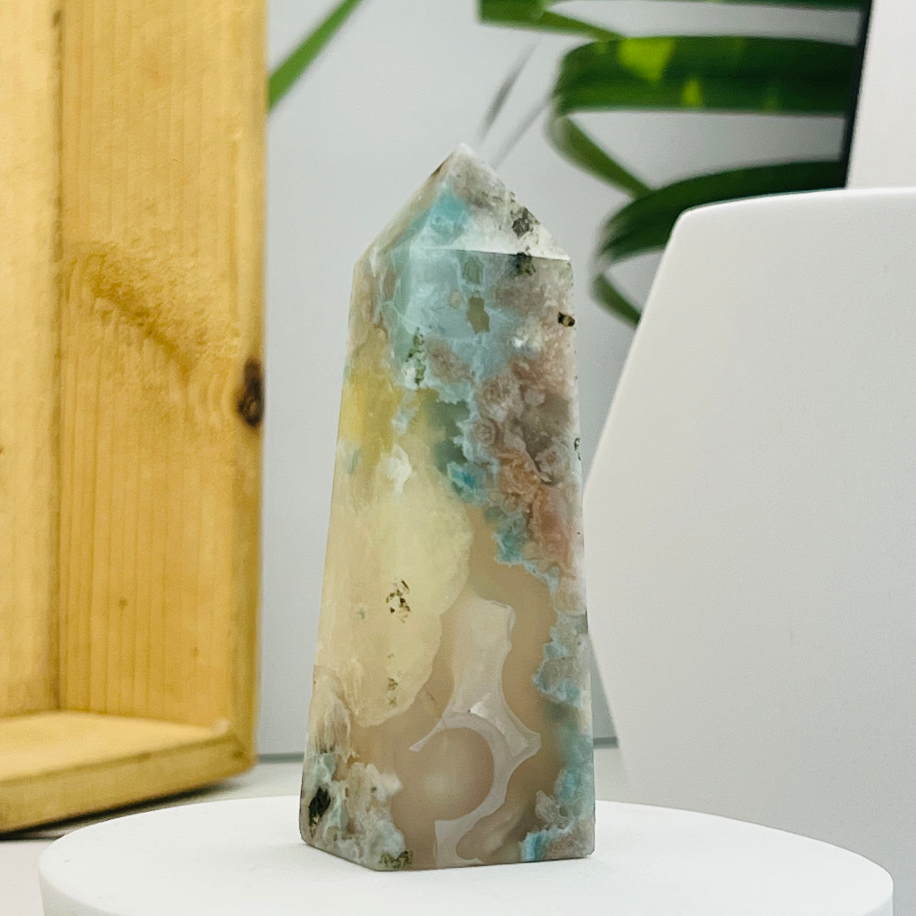 Rare Beauty: Blue Flower Agate