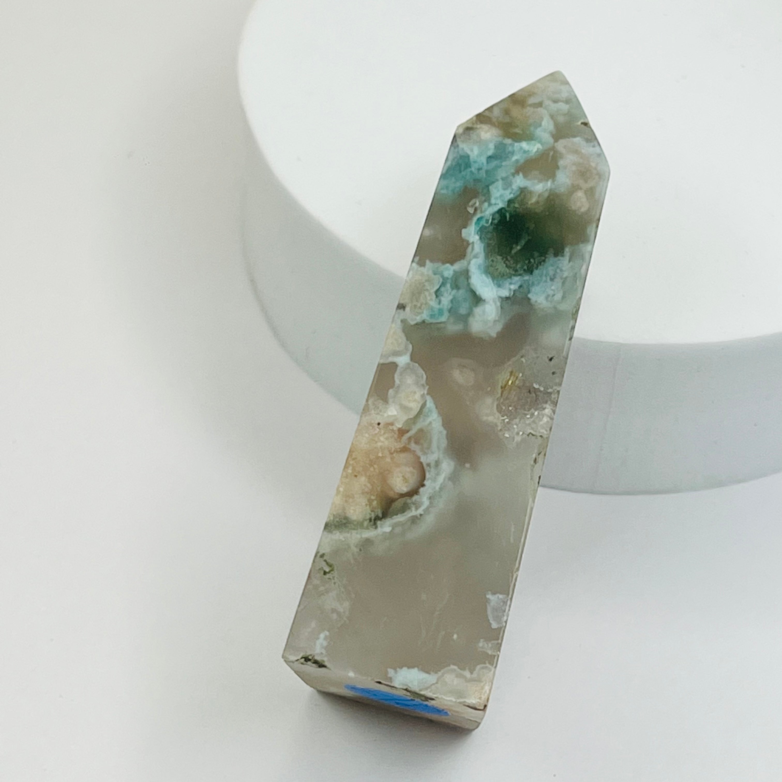 Rare Blue Flower Agate