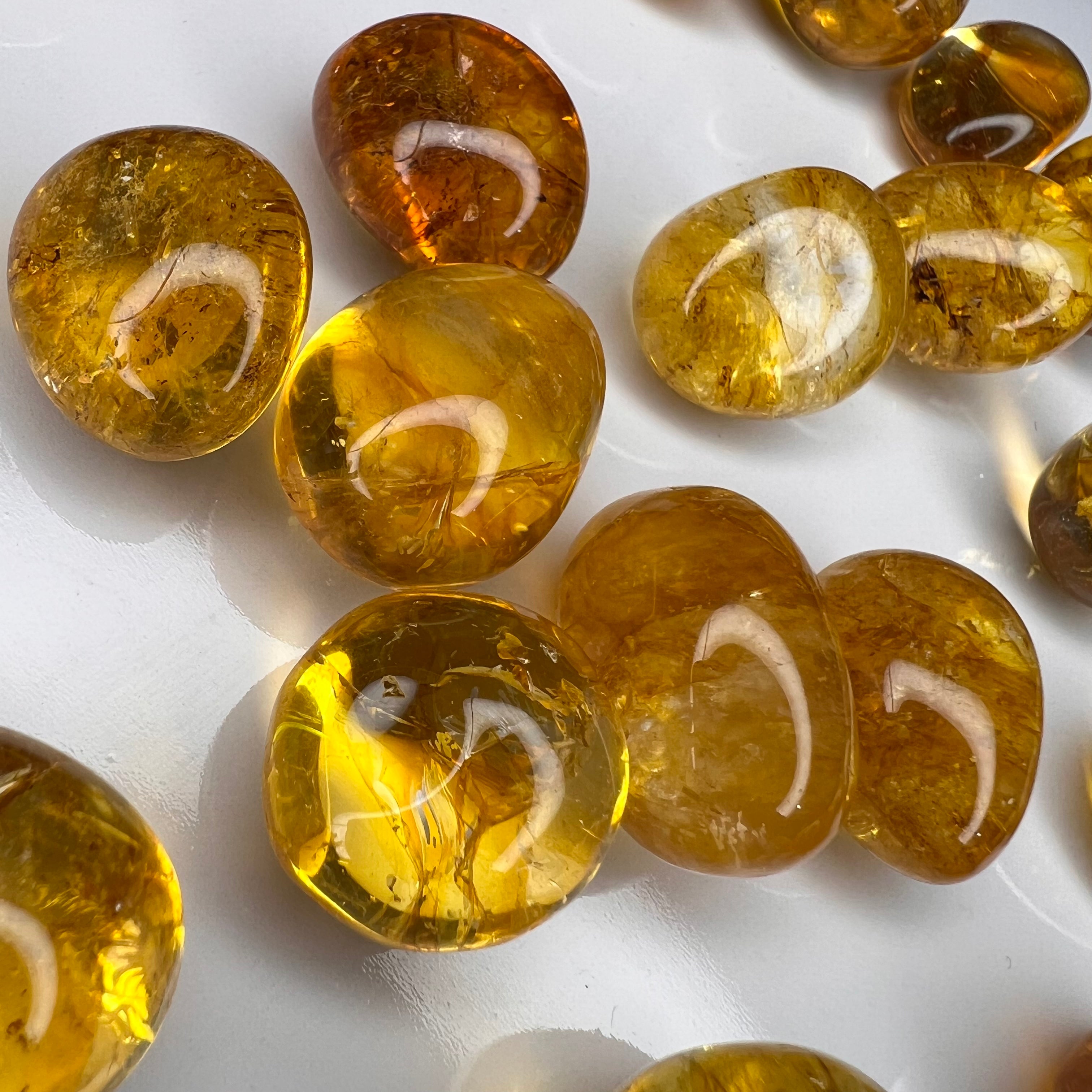 CITRINE TUMBLE - ABUNDANCE AND POSITIVITY