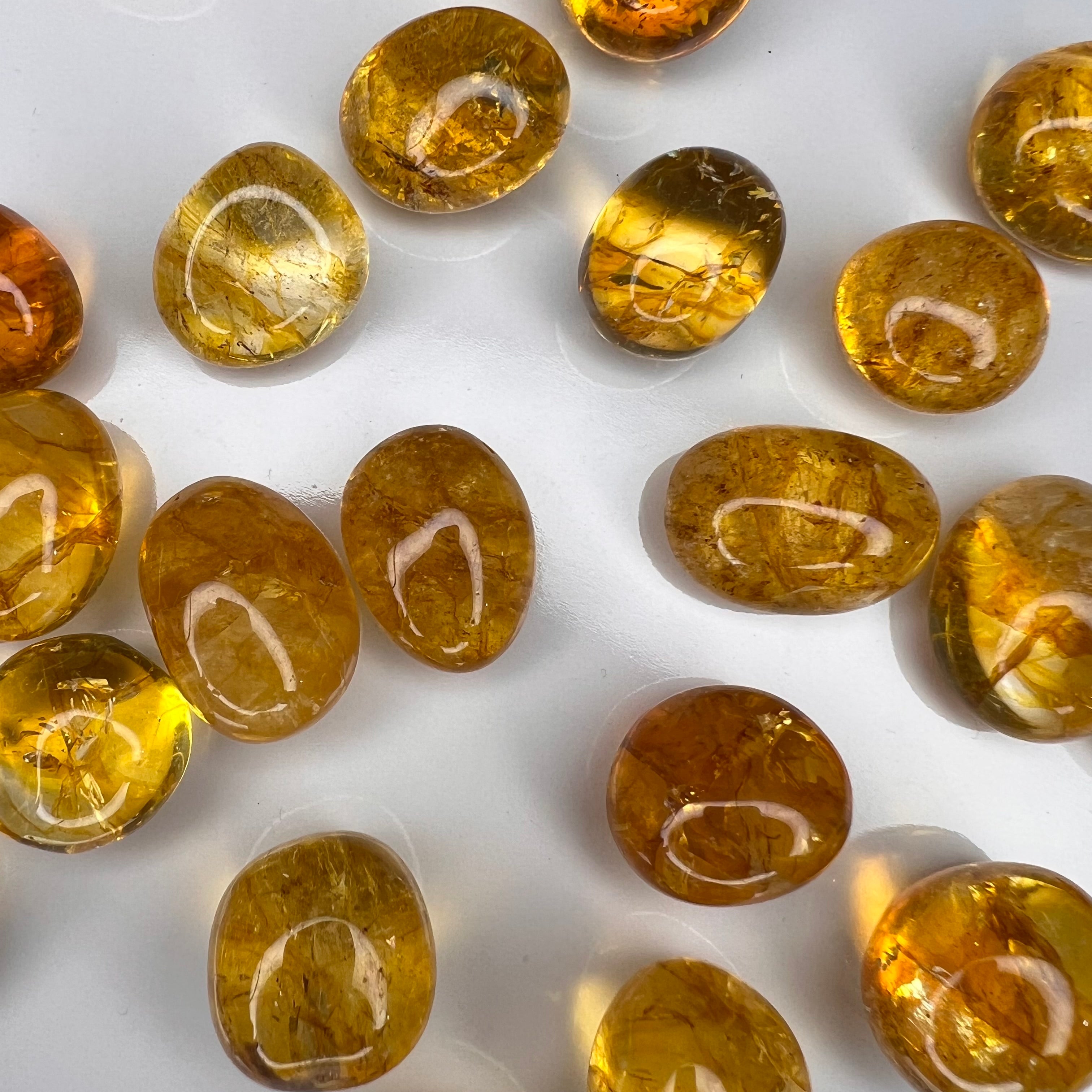 CITRINE TUMBLE - ABUNDANCE AND POSITIVITY