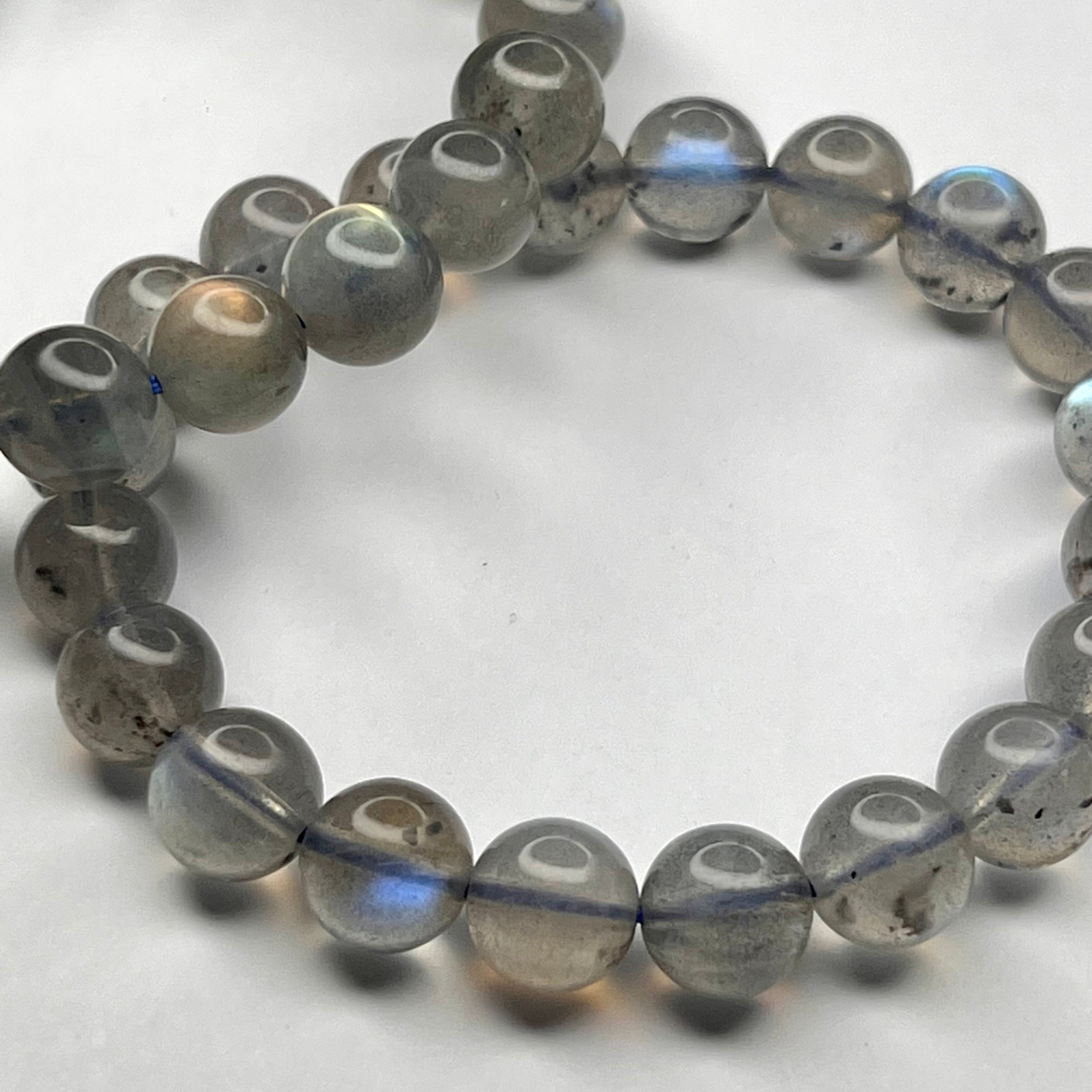 TOP QUALITY LABRADORITE BRACELET- TRANSFORMATION & SPIRITUAL GROWTH (10 mm)