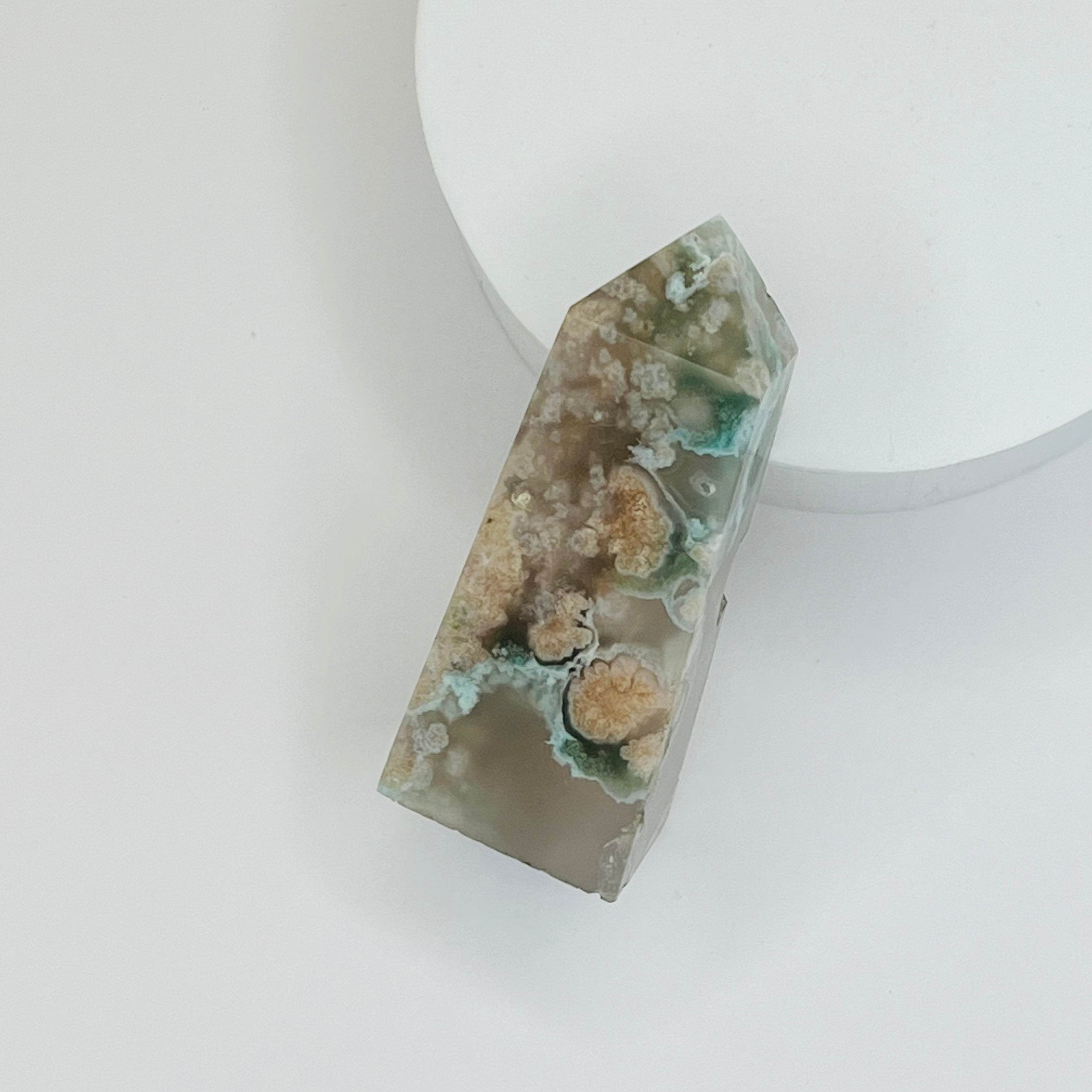 Rare Blue Flower Agate