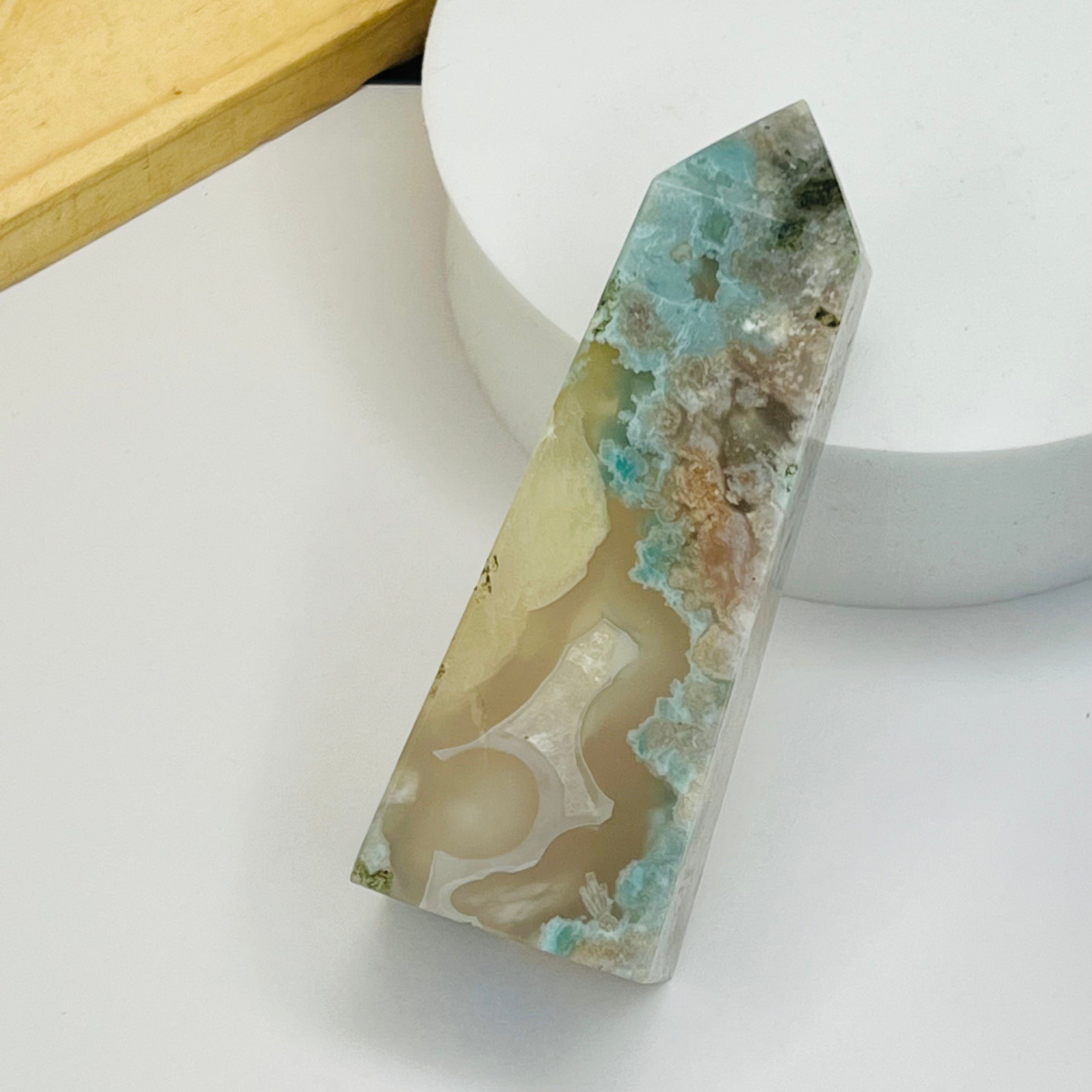 Rare Beauty: Blue Flower Agate