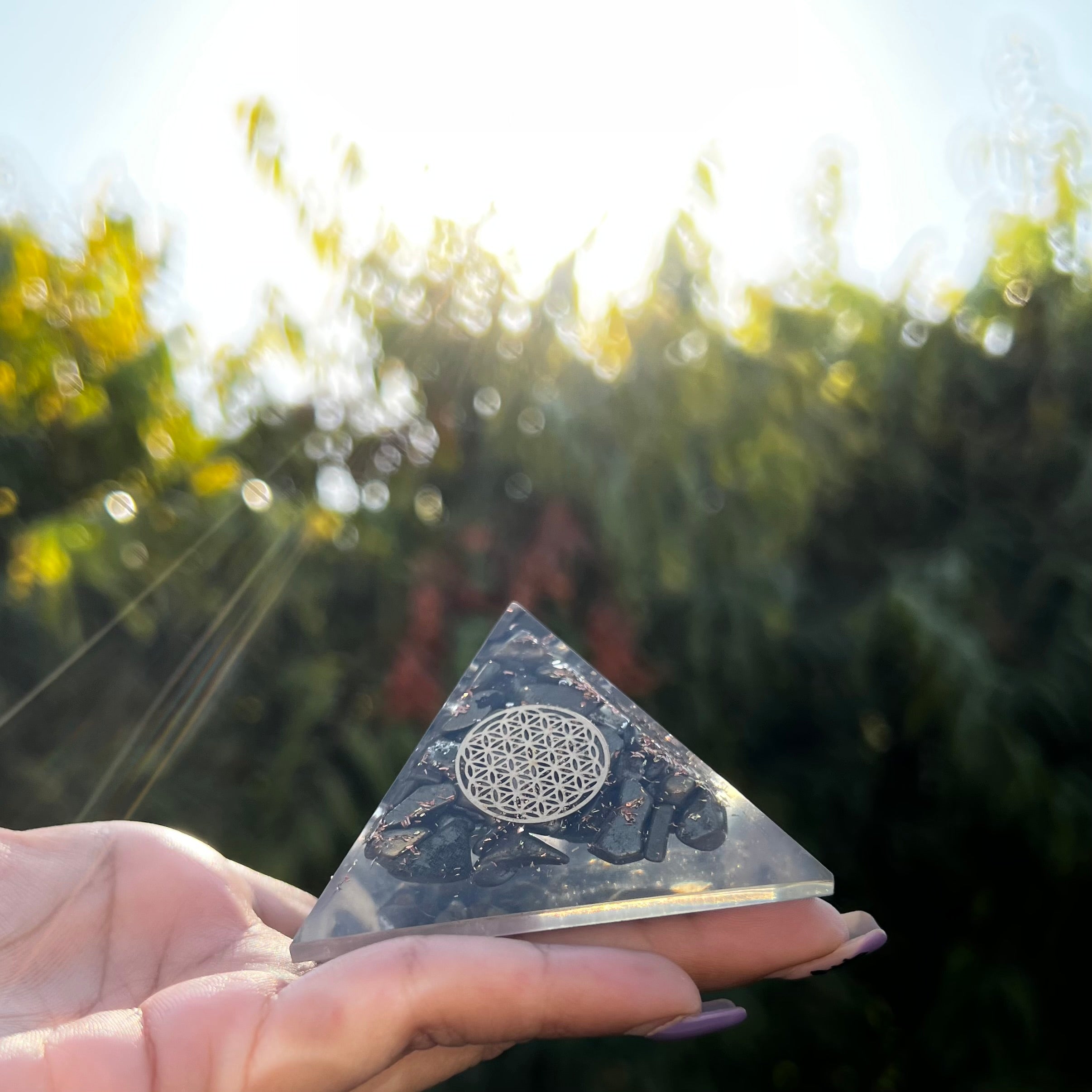 PYRITE ORGONE MINI PYRAMID