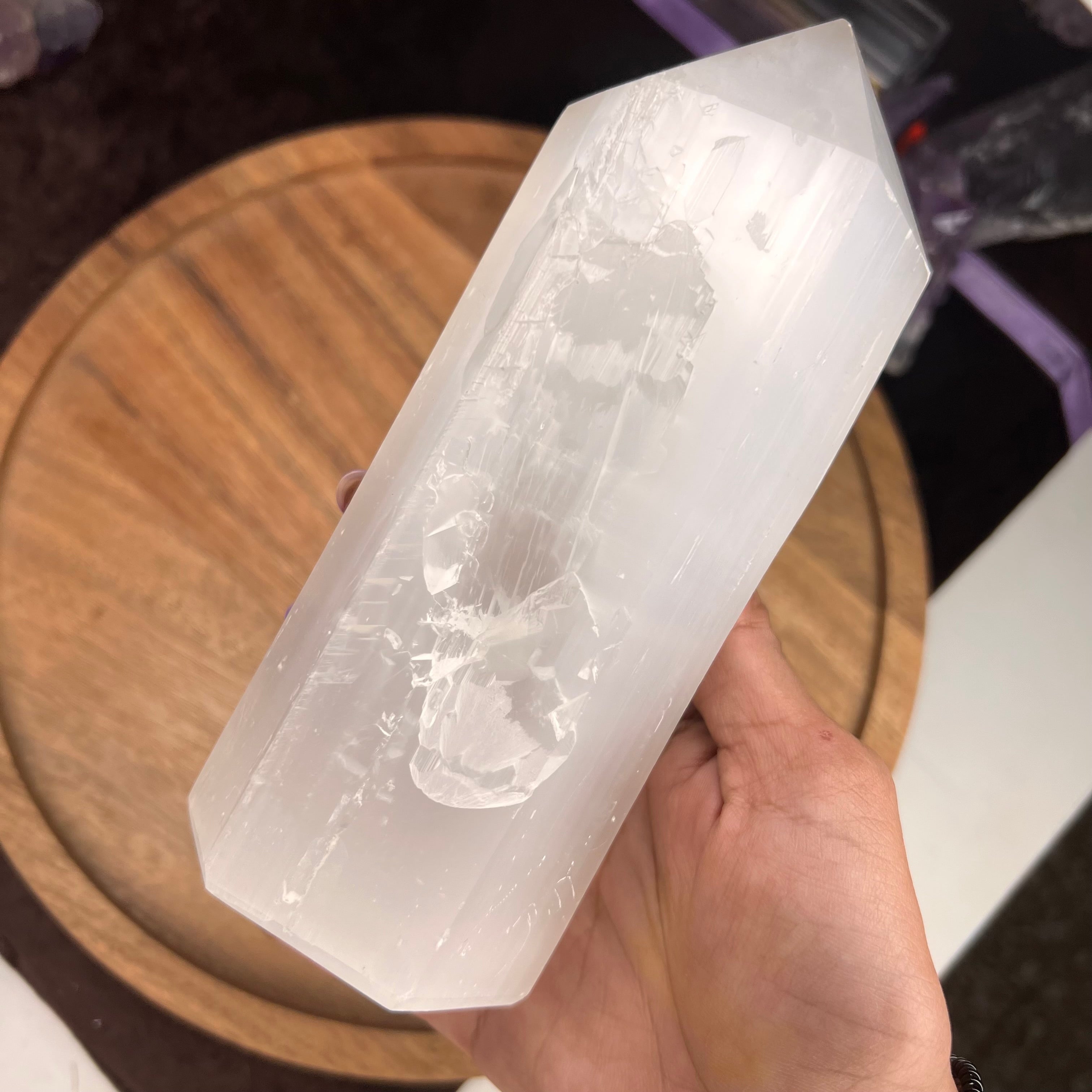 SELENITE TOWER - 1.4 KG OF PURE ENERGY
