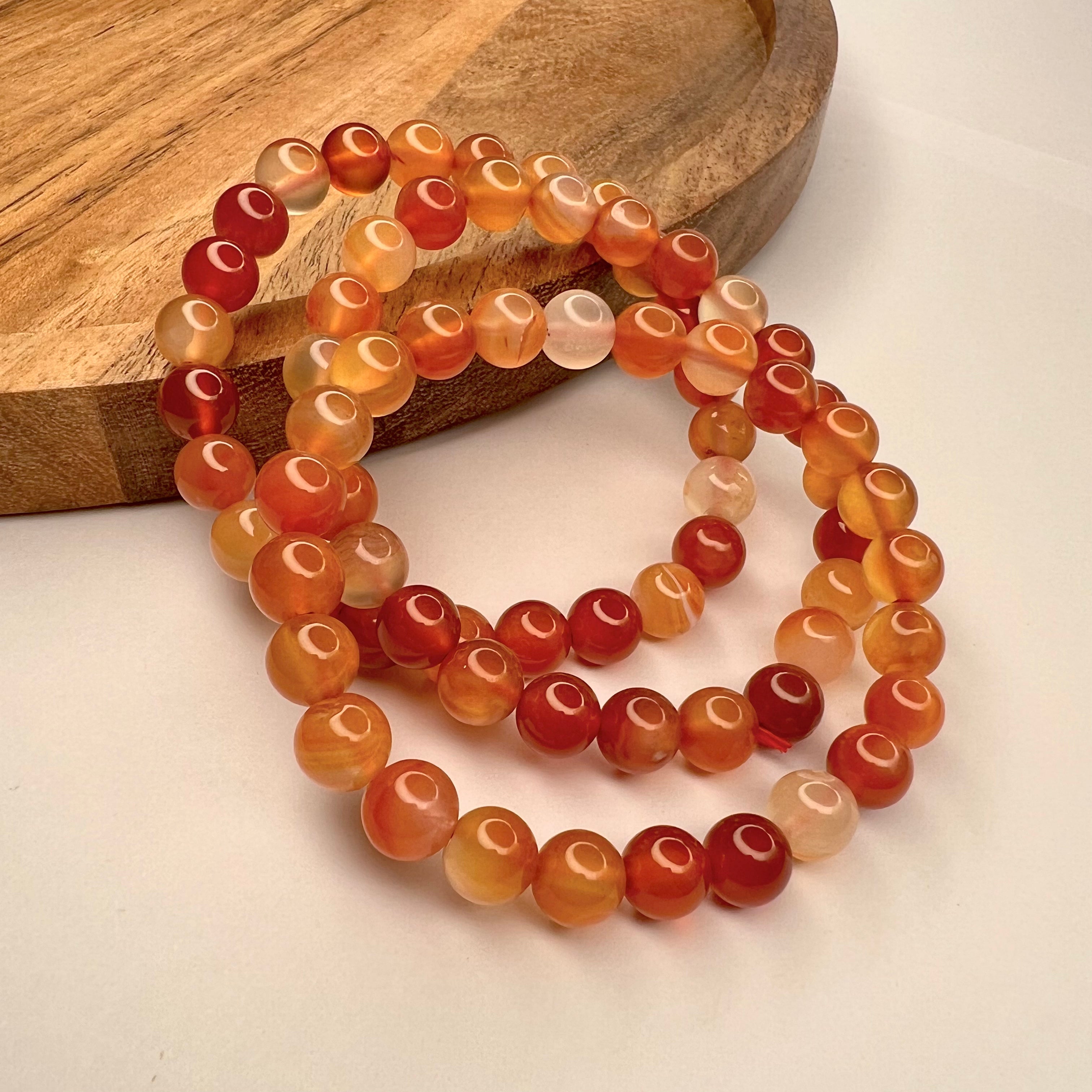 CARNELIAN BRACELET - MOTIVATION AND CREATIVITY