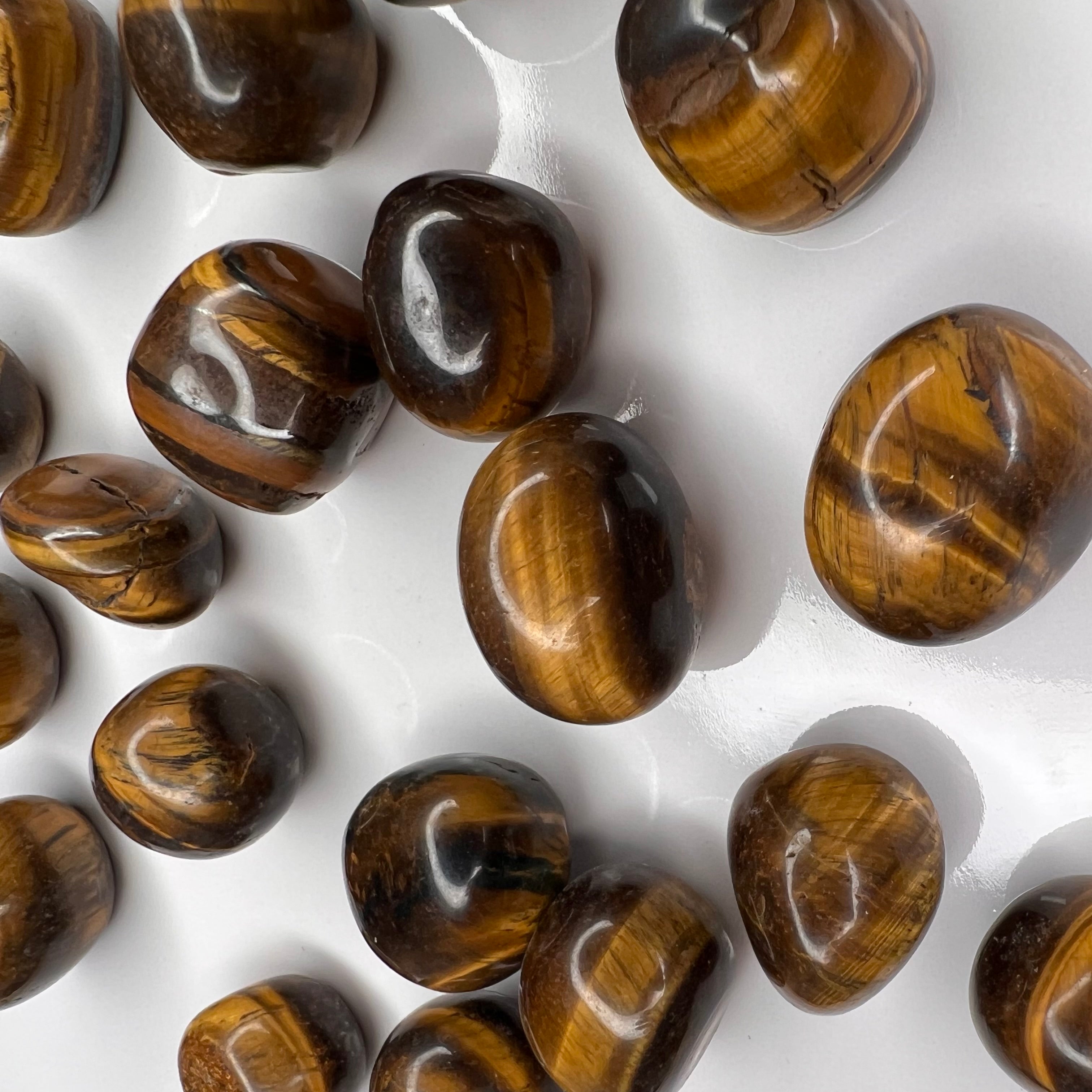 TIGER'S EYE TUMBLE - COURAGE AND ABUNDANCE