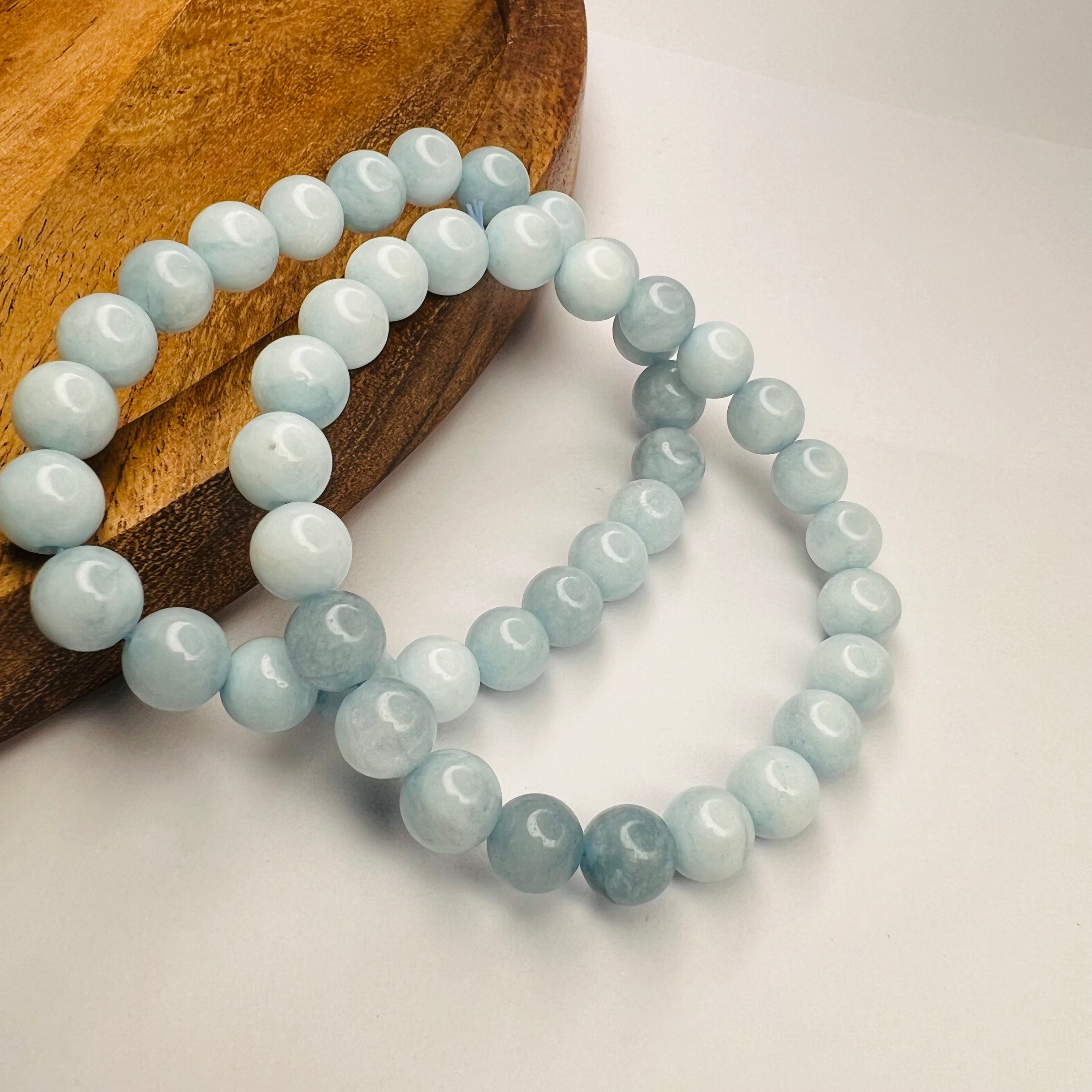 AQUAMARINE BRACELET - EMOTIONAL HEALING AND CALMING