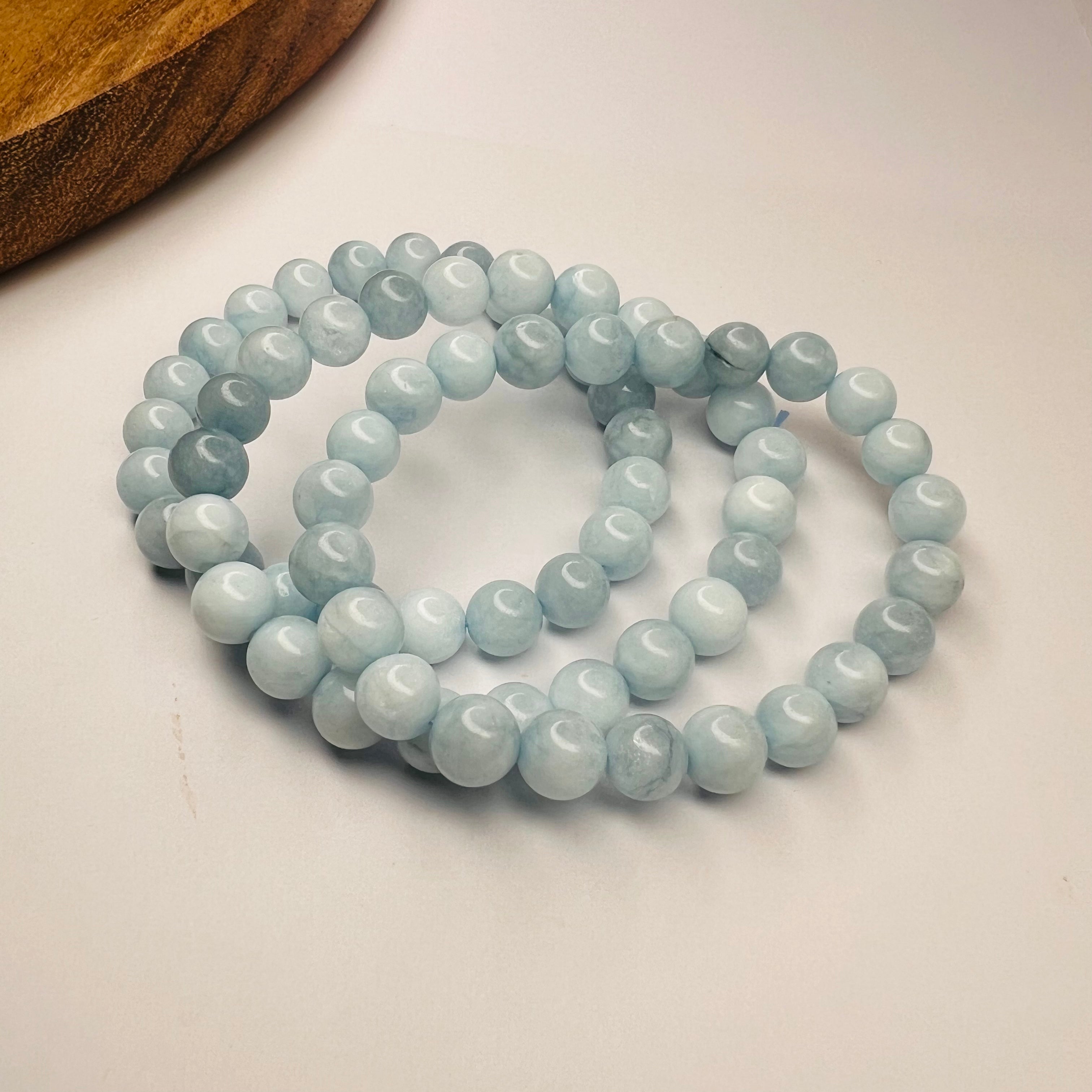 AQUAMARINE BRACELET - EMOTIONAL HEALING AND CALMING