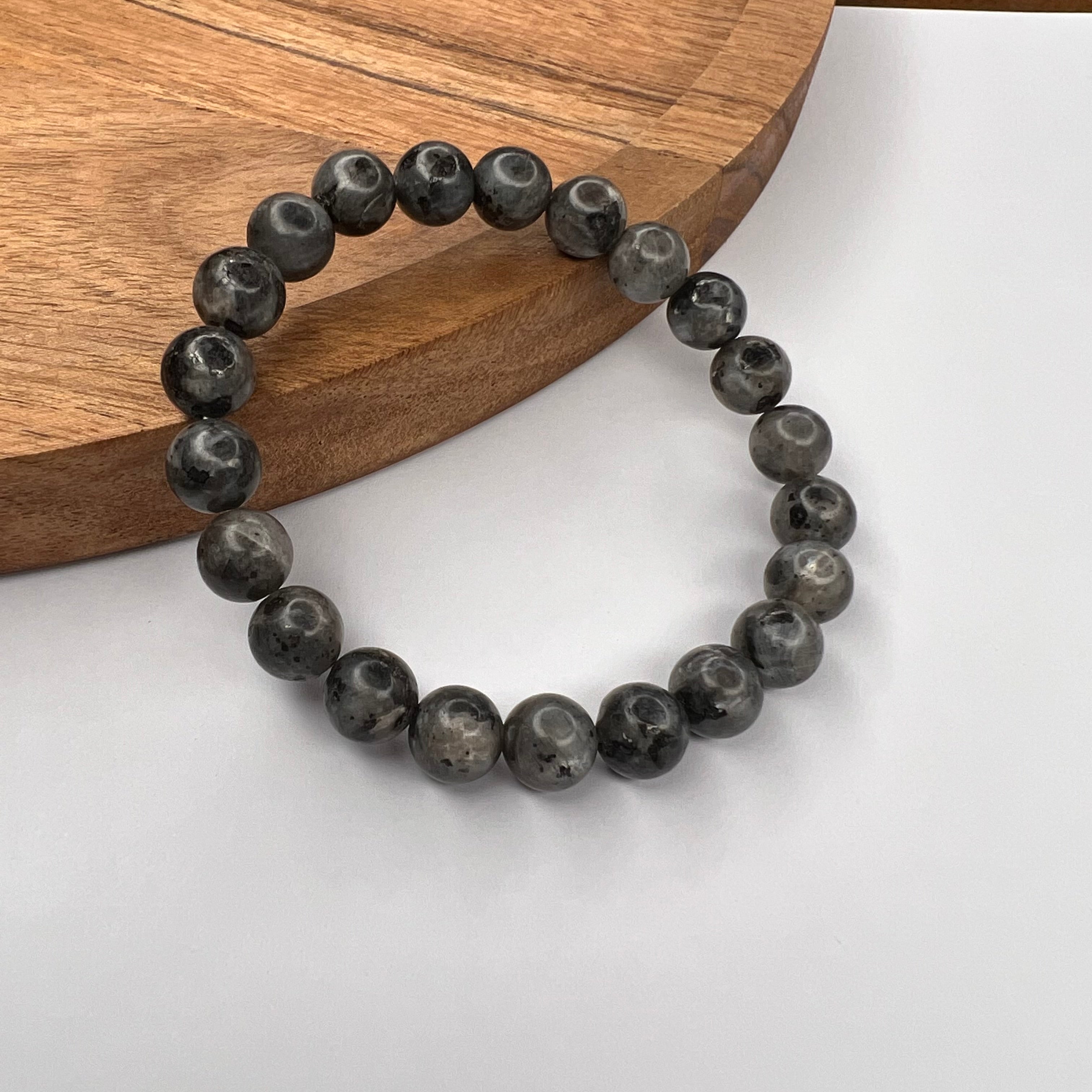BLACK MOONSTONE BRACELET- EMOTIONAL BALANCE AND INTUITION