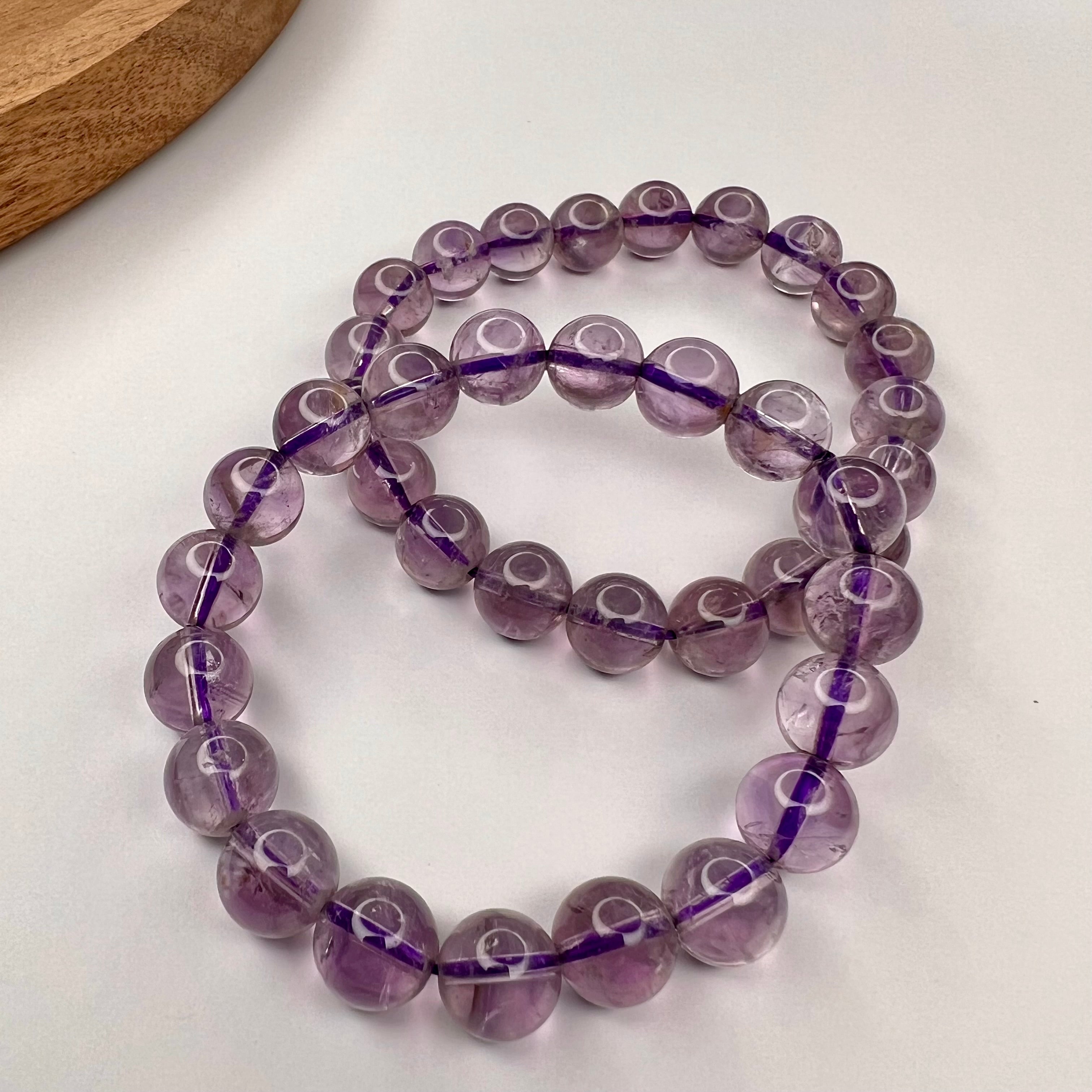 AMETHYST 10MM (WATER AMETHYST) - SPIRITUAL GROWTH & INTUITION