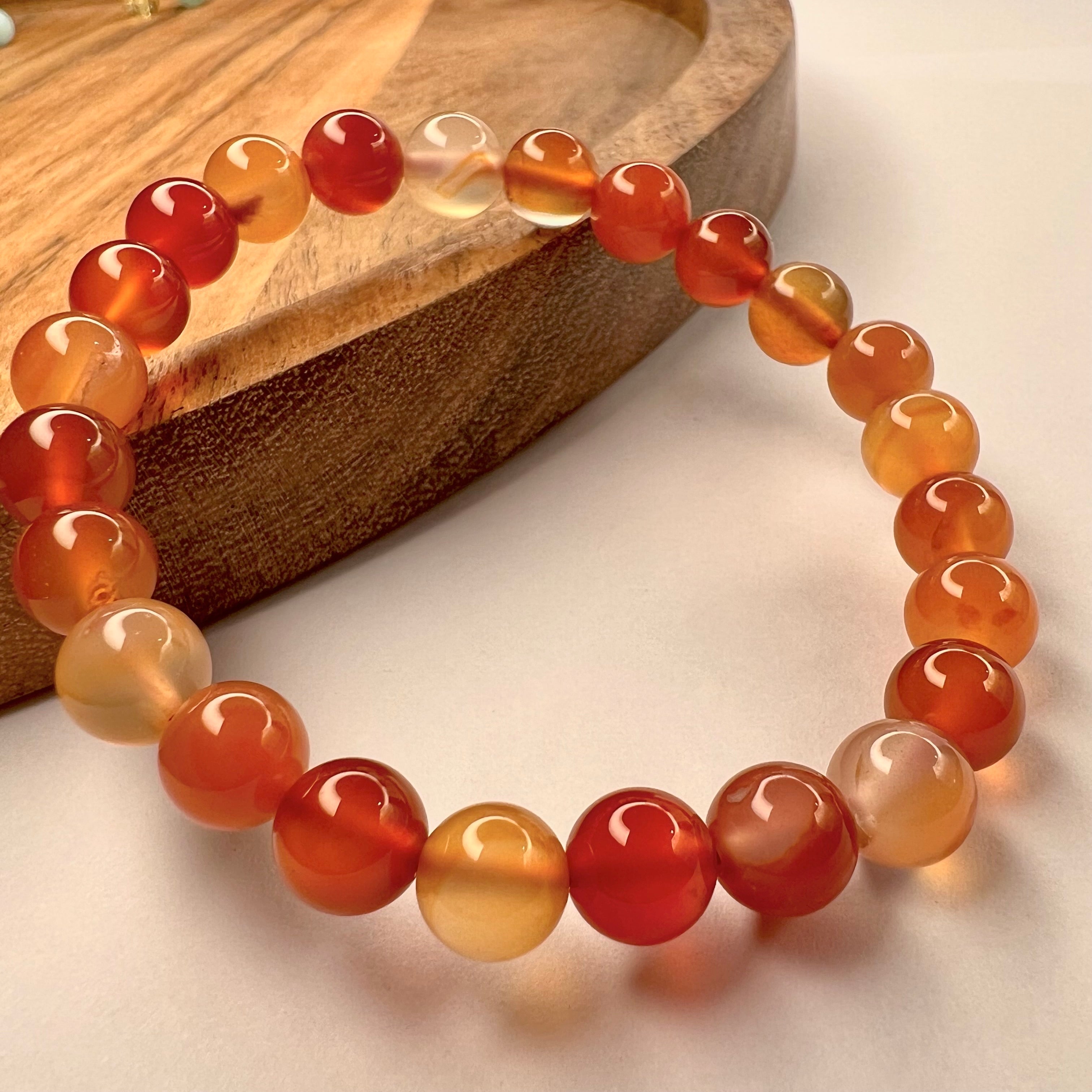 CARNELIAN BRACELET - MOTIVATION AND CREATIVITY