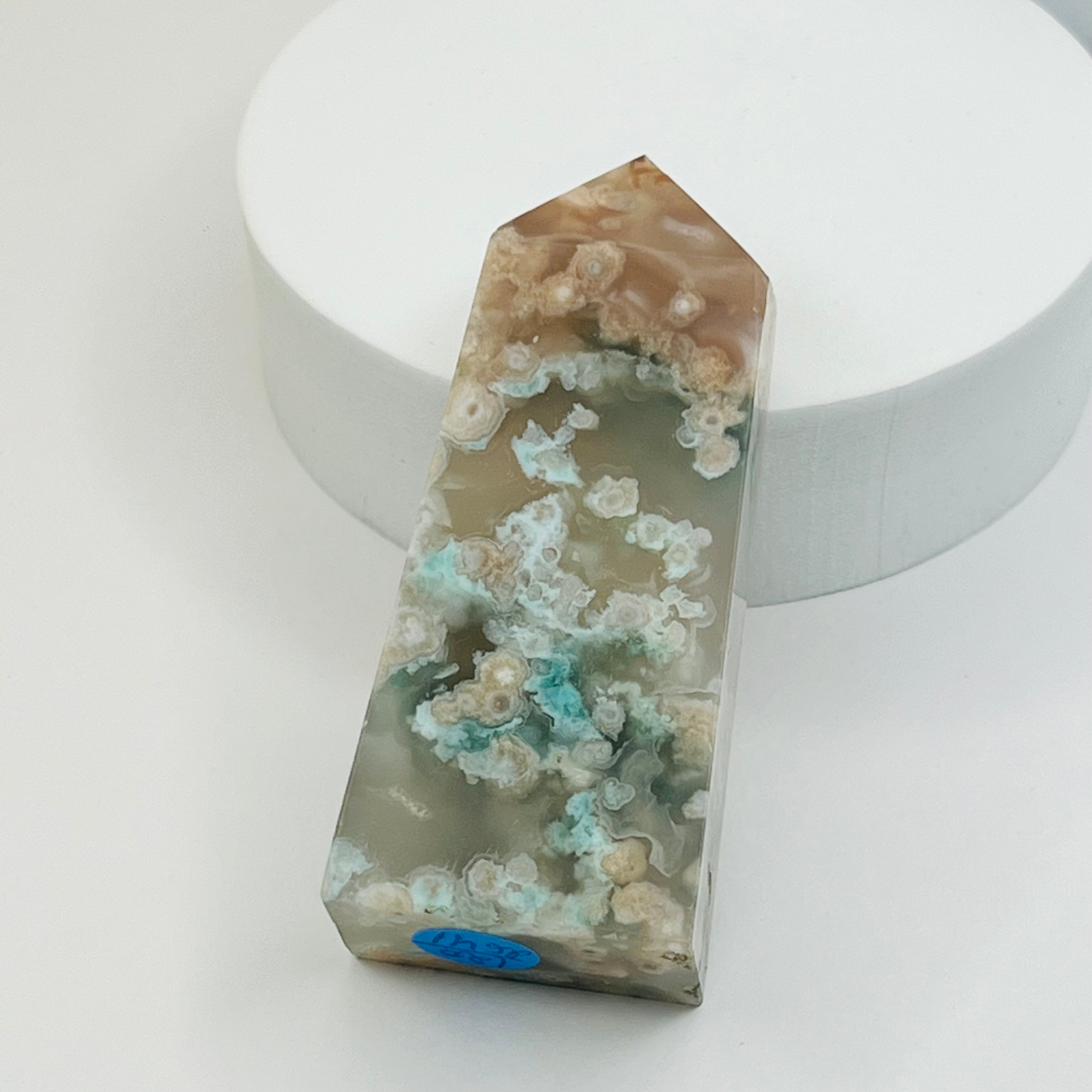 Rare Blue Flower Agate