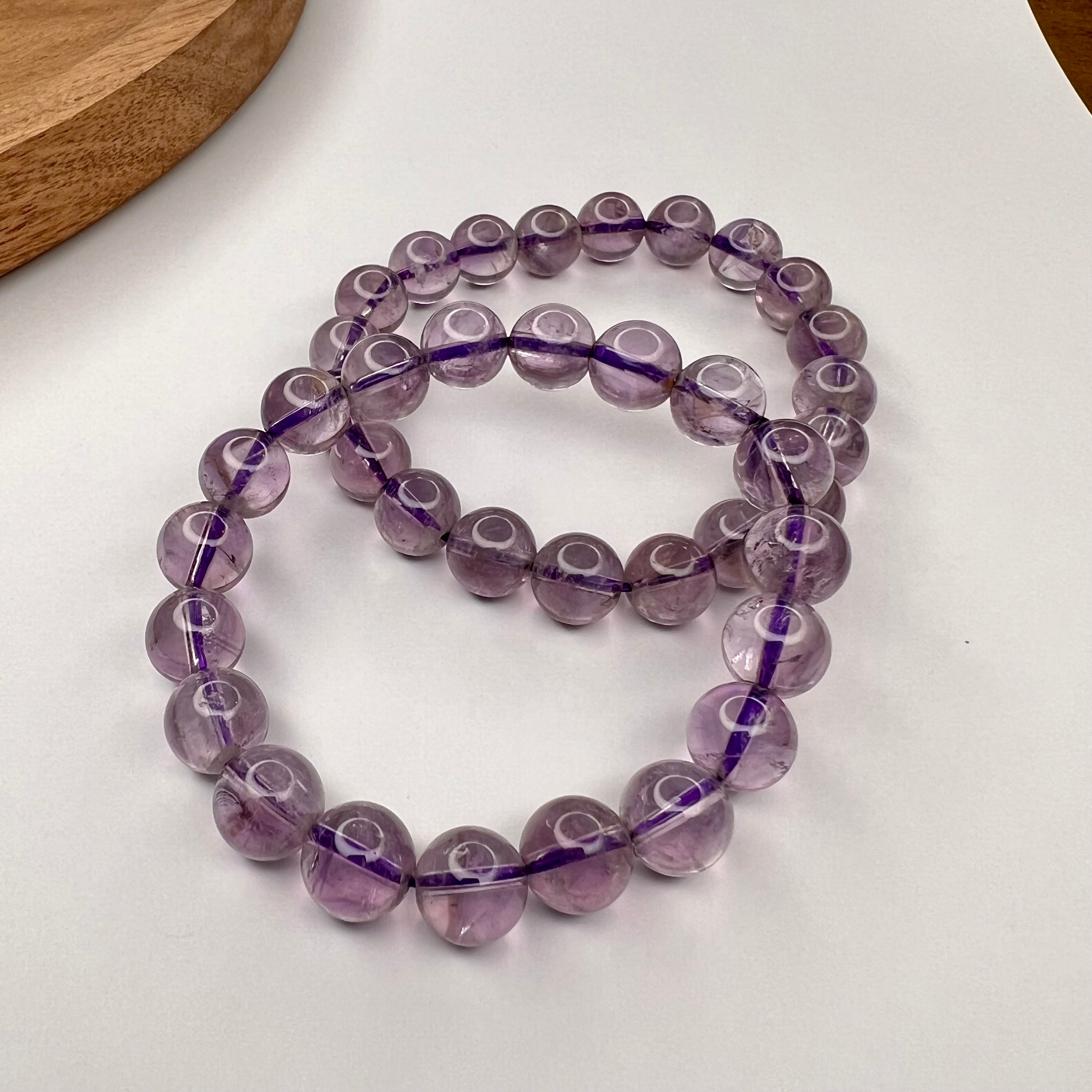AMETHYST 10MM (WATER AMETHYST) - SPIRITUAL GROWTH & INTUITION