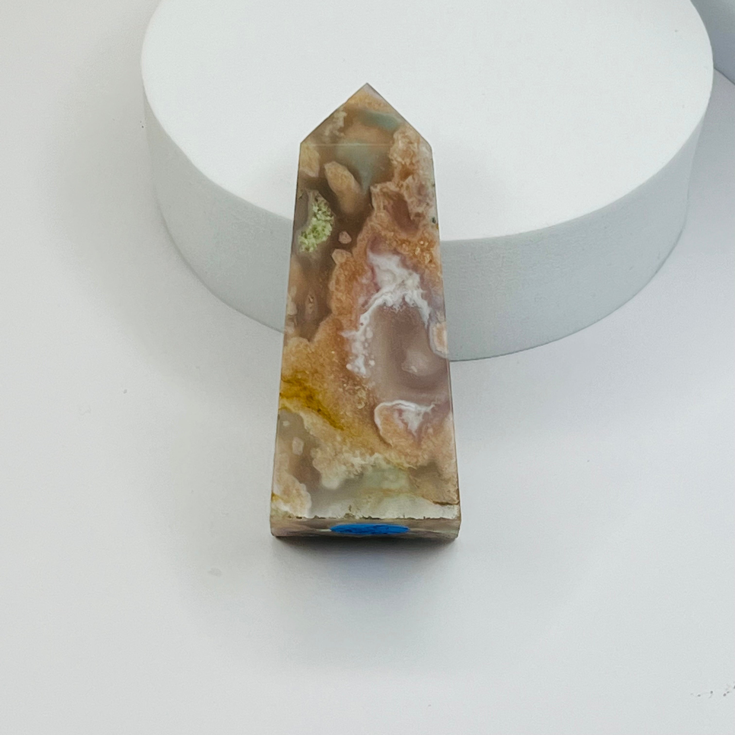 Rare Blue Flower Agate