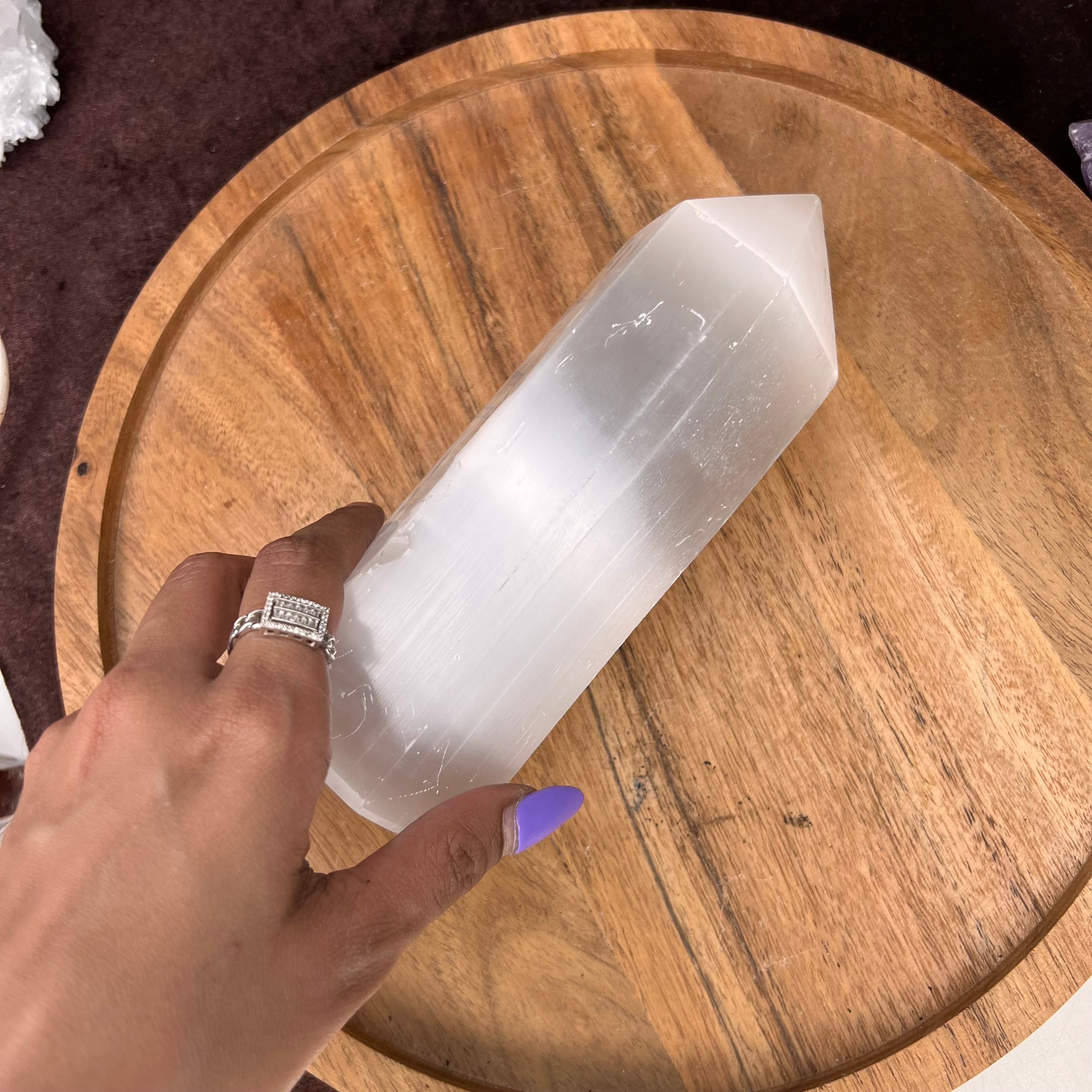 SELENITE TOWER - 1.4 KG OF PURE ENERGY