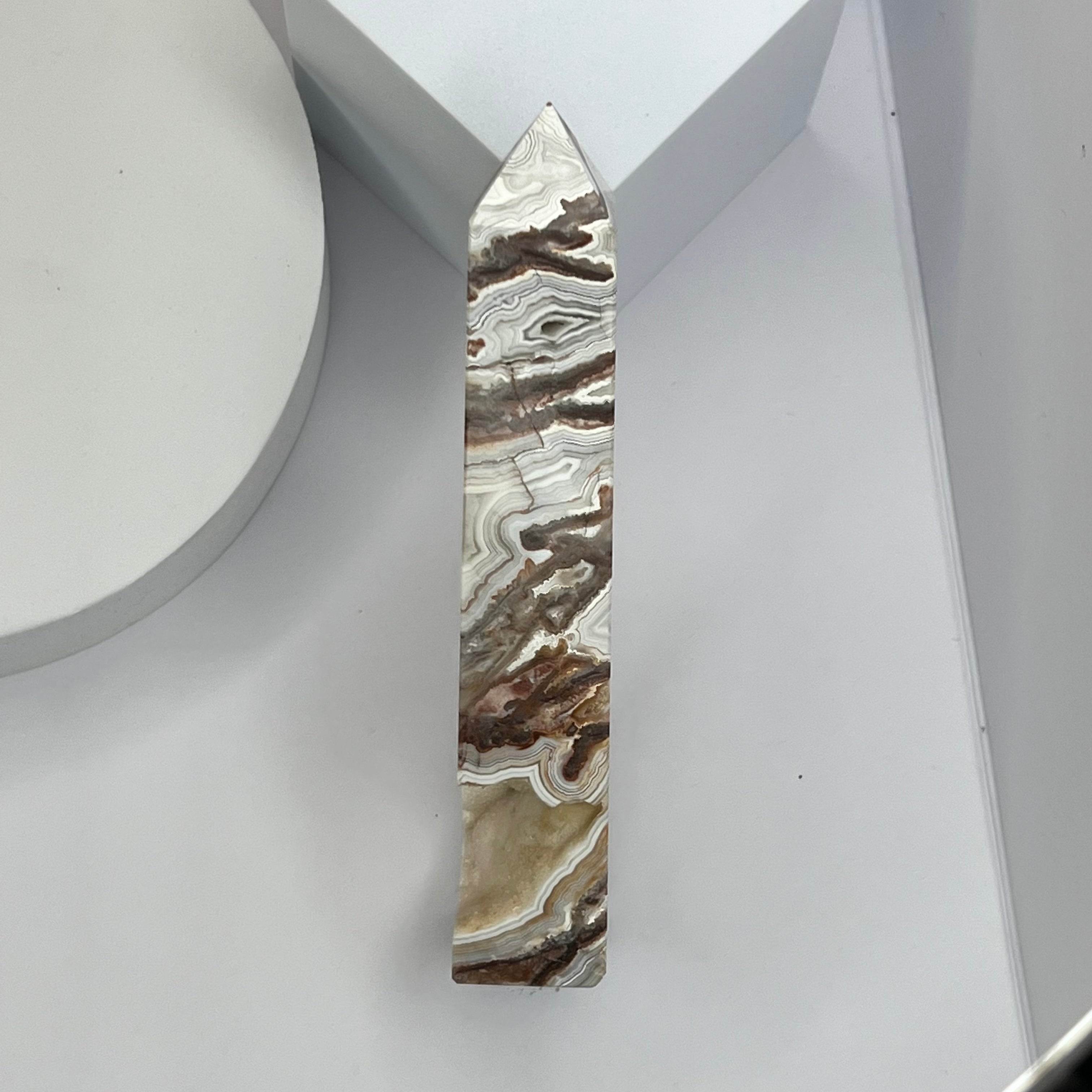 Crazy Lace Agate, also known as Mexican Agate