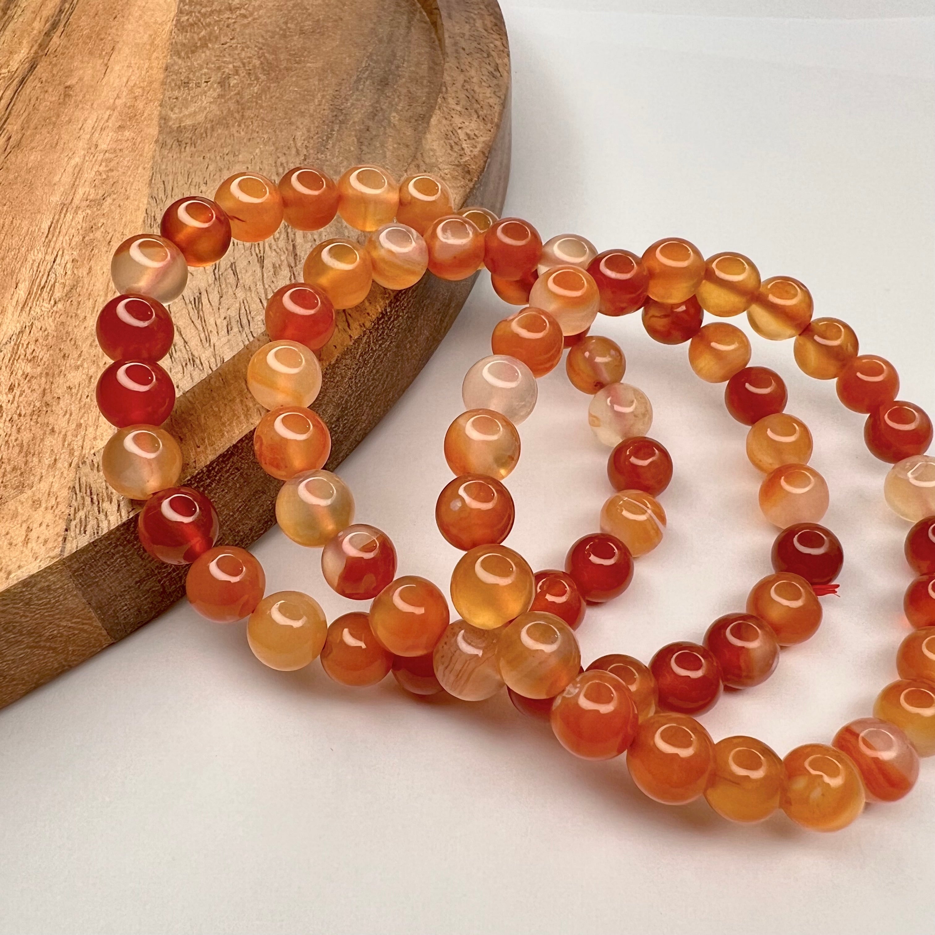 CARNELIAN BRACELET - MOTIVATION AND CREATIVITY