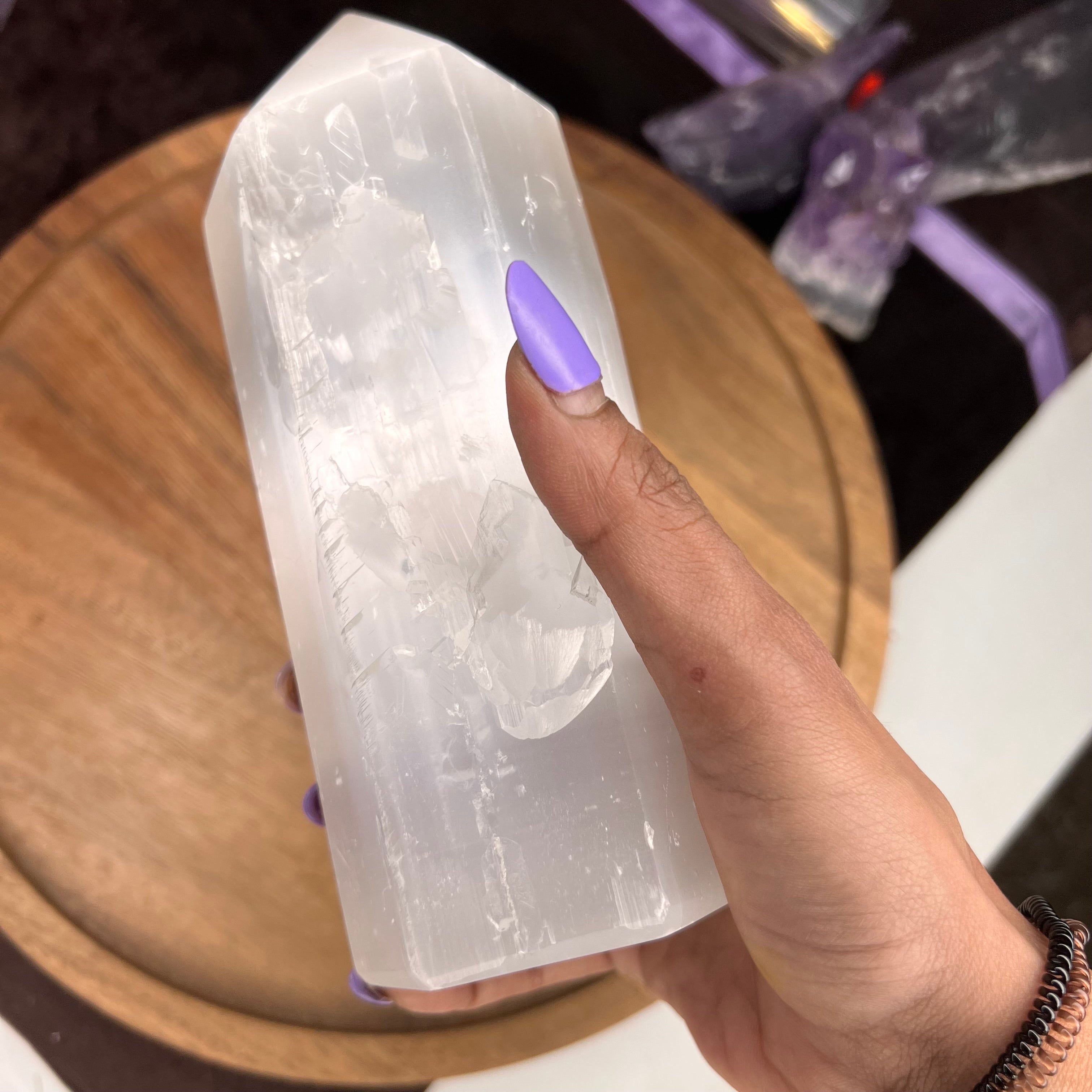 SELENITE TOWER - 1.4 KG OF PURE ENERGY