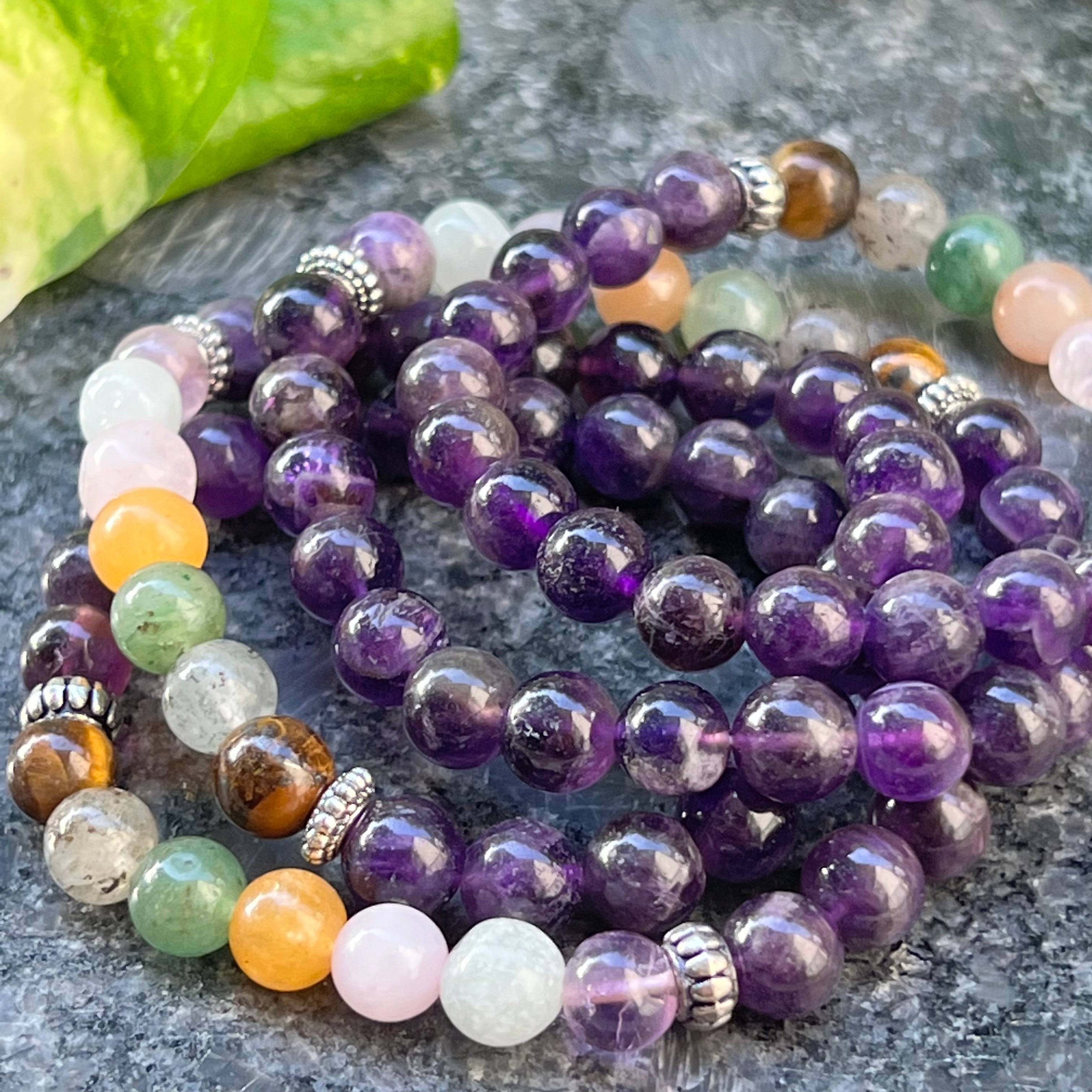 7 Chakra-Amethyst Bracelet