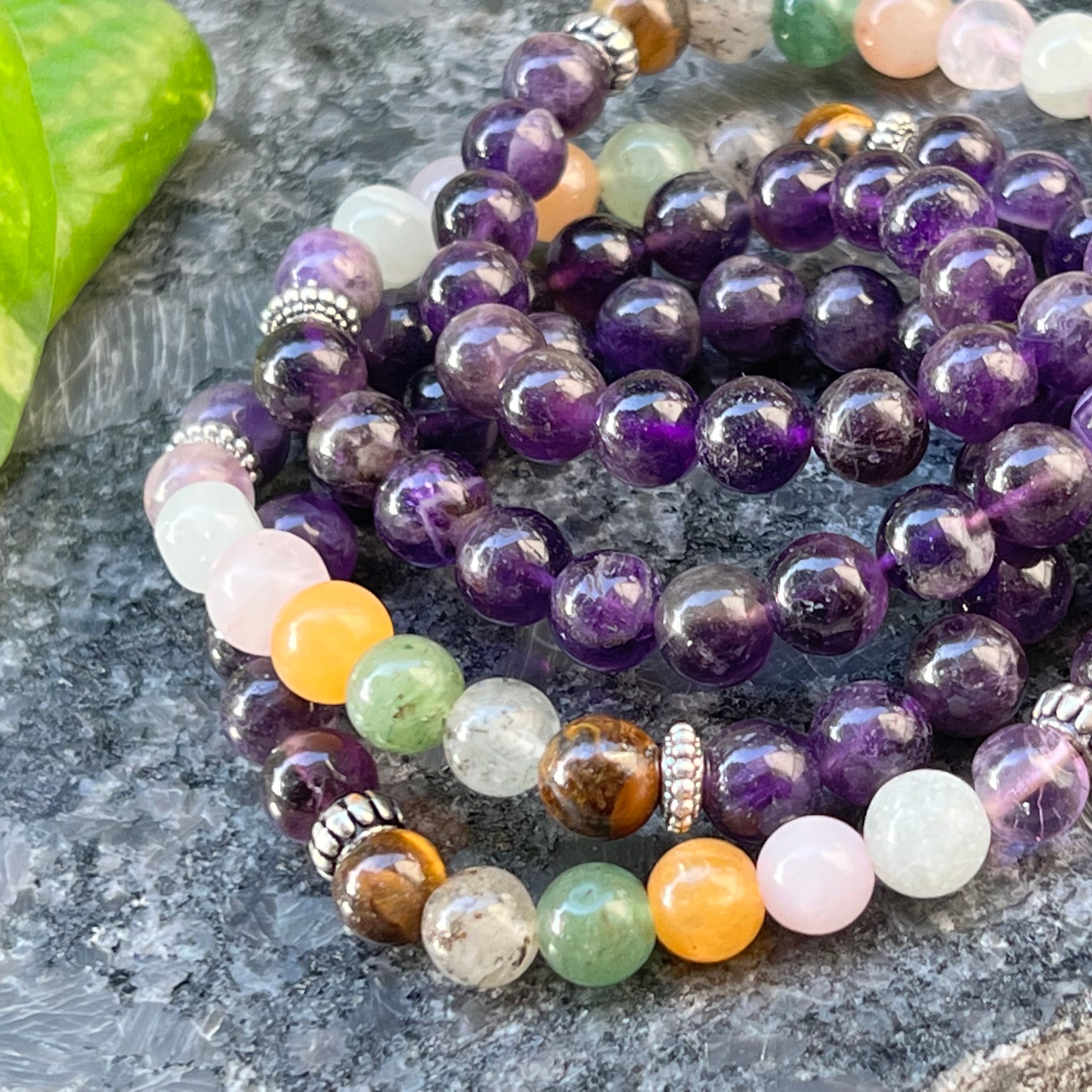 7 Chakra-Amethyst Bracelet