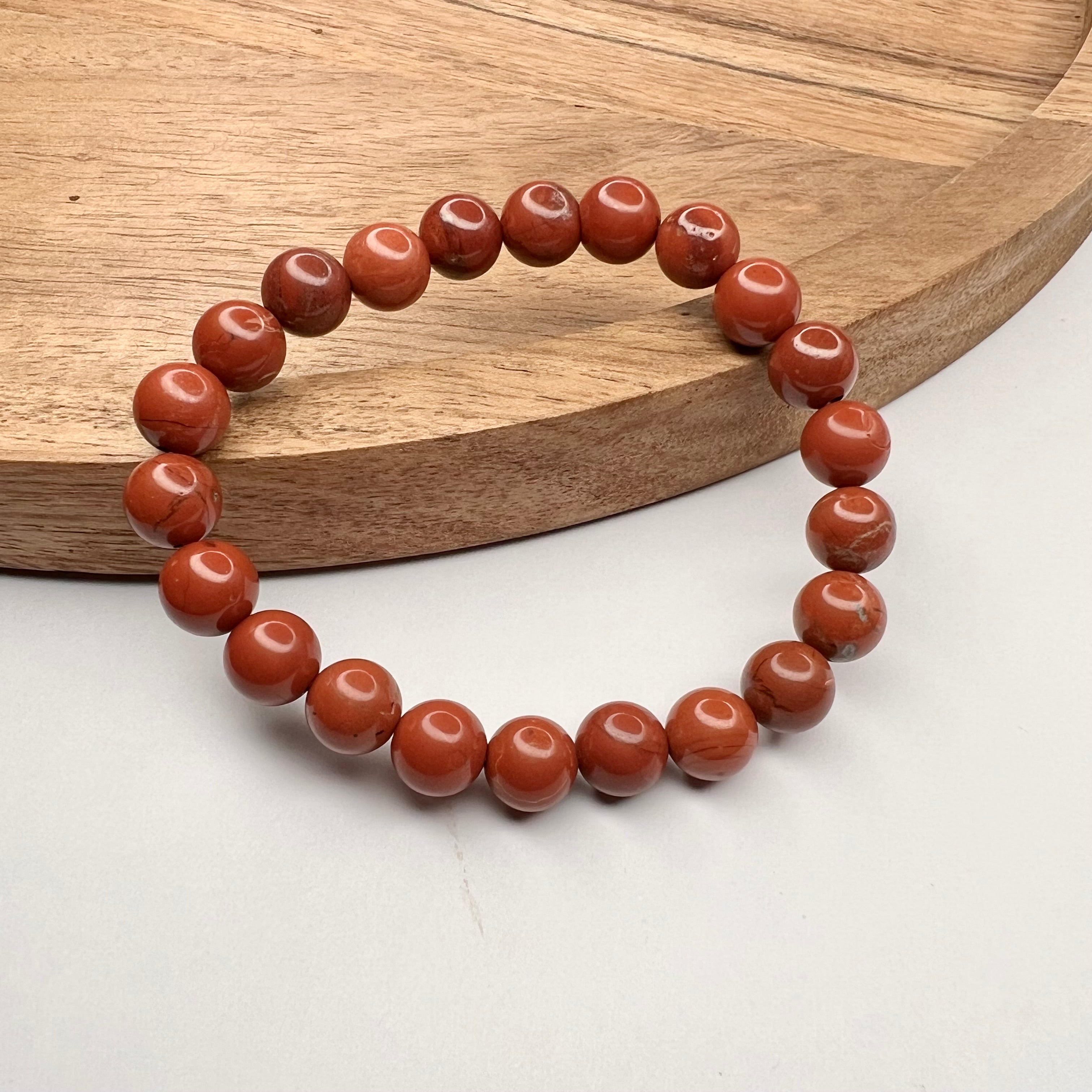 Red Jasper Crystal Bracelet for Reiki Healing 6 MM | Buy Online –  satvikstore.in