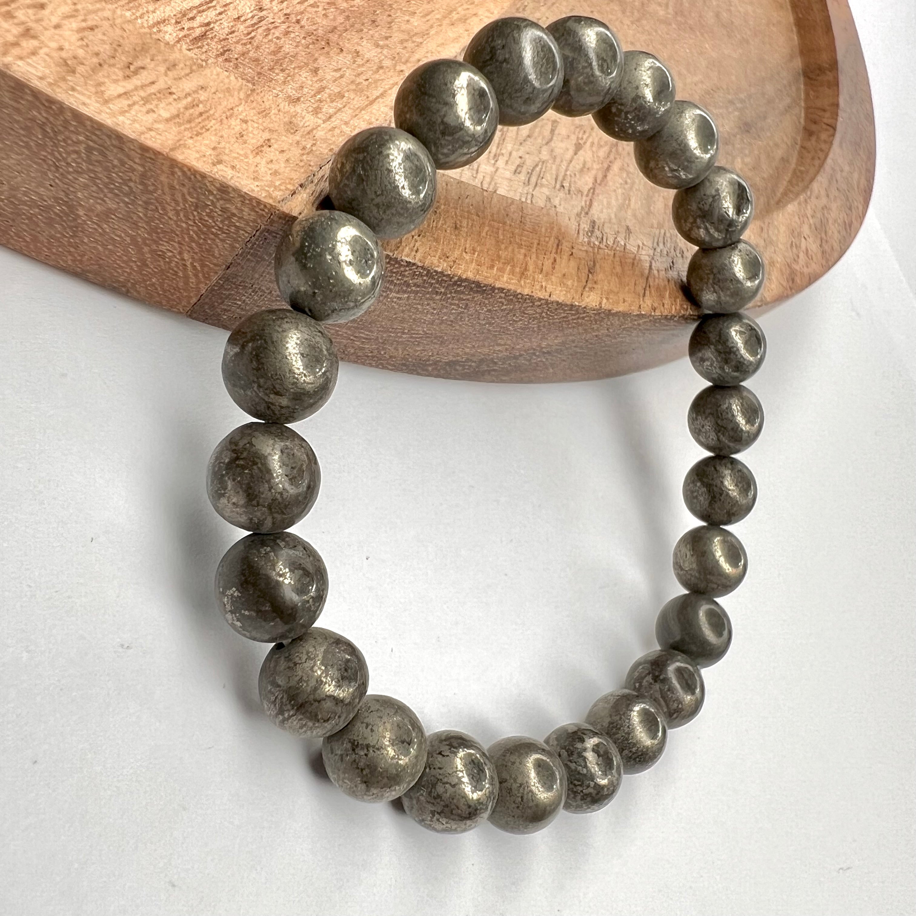 ￼PYRITE BRACELET - MONEY MAGNET AND CONFIDENCE BOOSTER