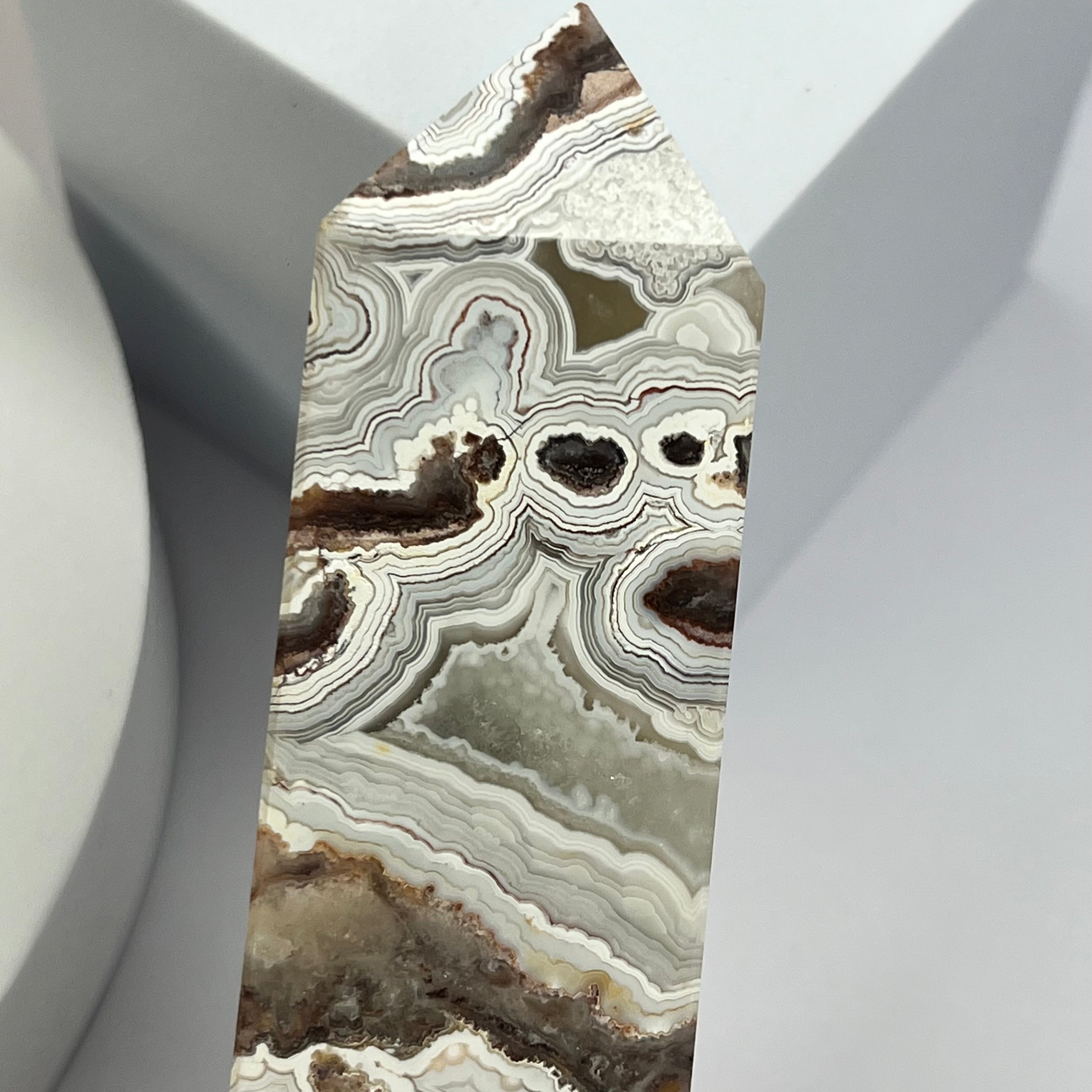 Crazy Lace Agate, also known as Mexican Agate