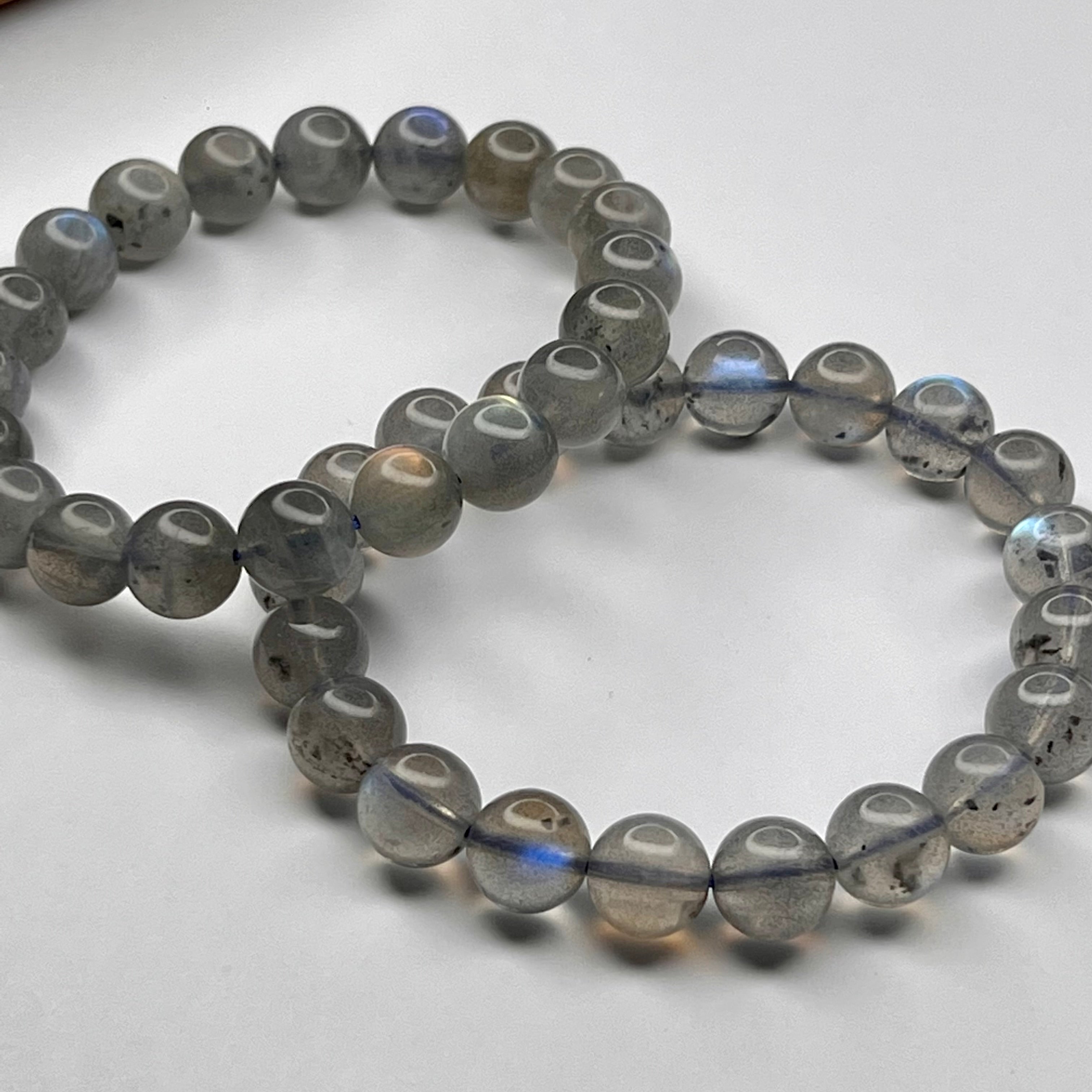 Labradorite Serenity Jewelry, Labradorite Prayer Bracelet Necklace