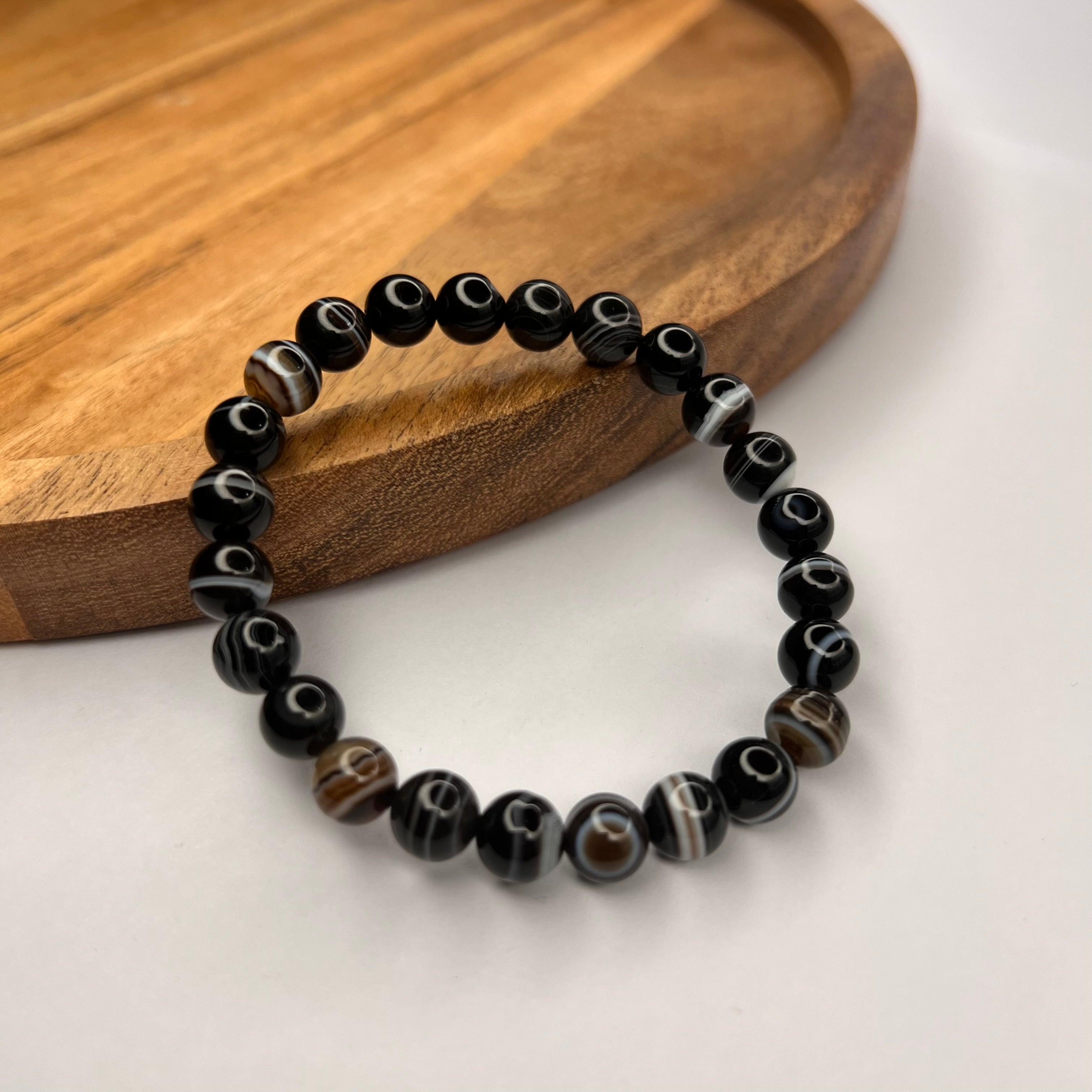 SULEMANI AKIK/ BLACK AGATE - EVIL EYE AND STRESS SOOTHER