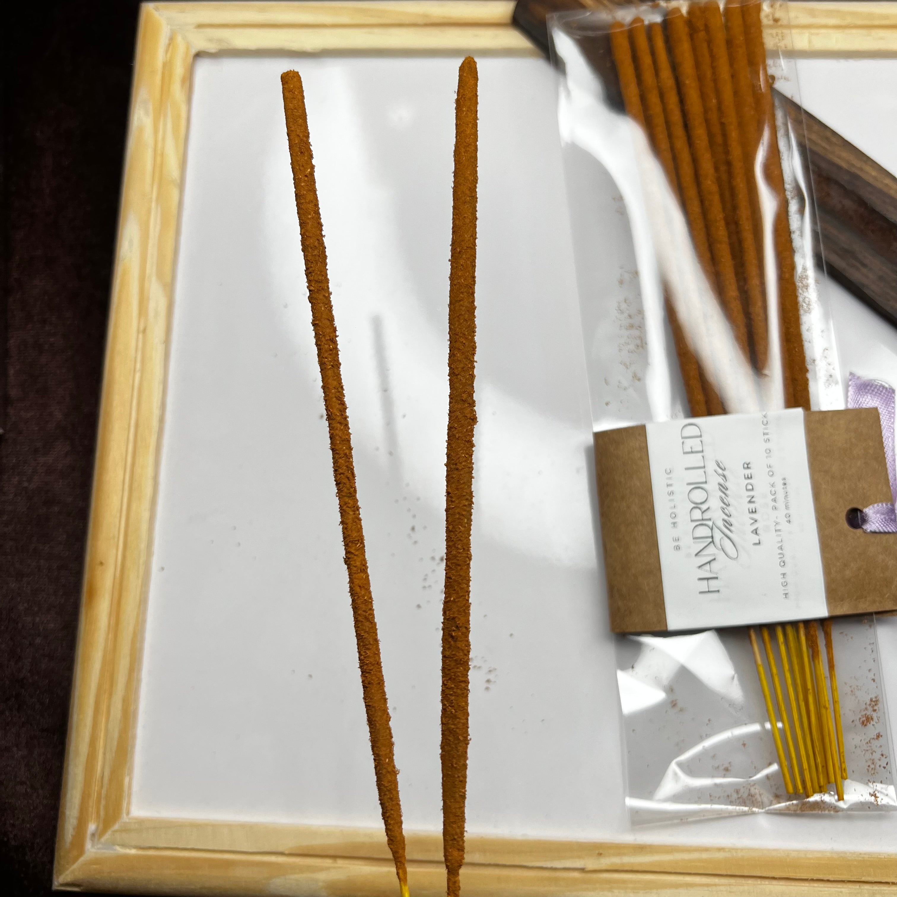 HANDROLLED LAVENDER INCENSE STICKS