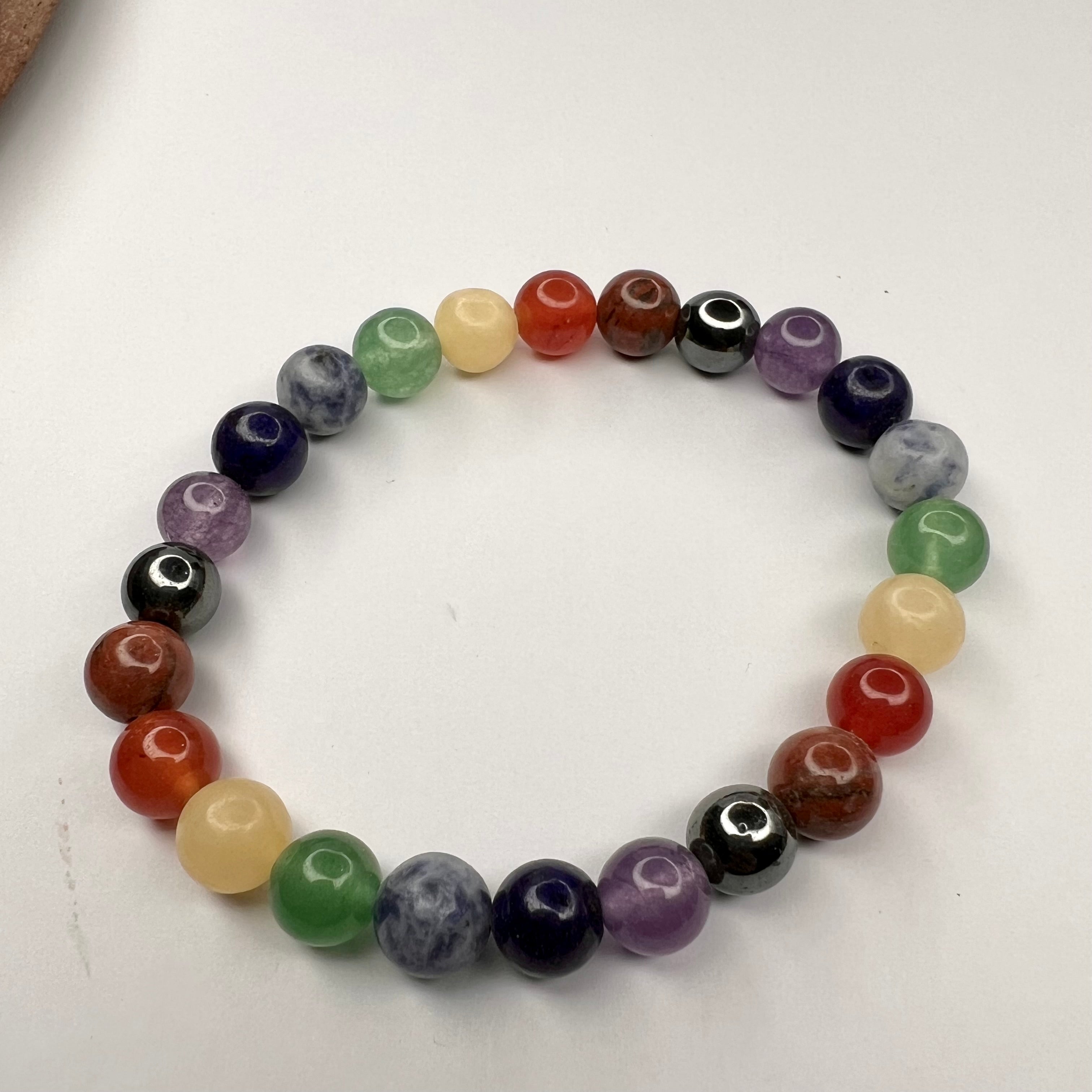 Chakra on sale bead bracelet