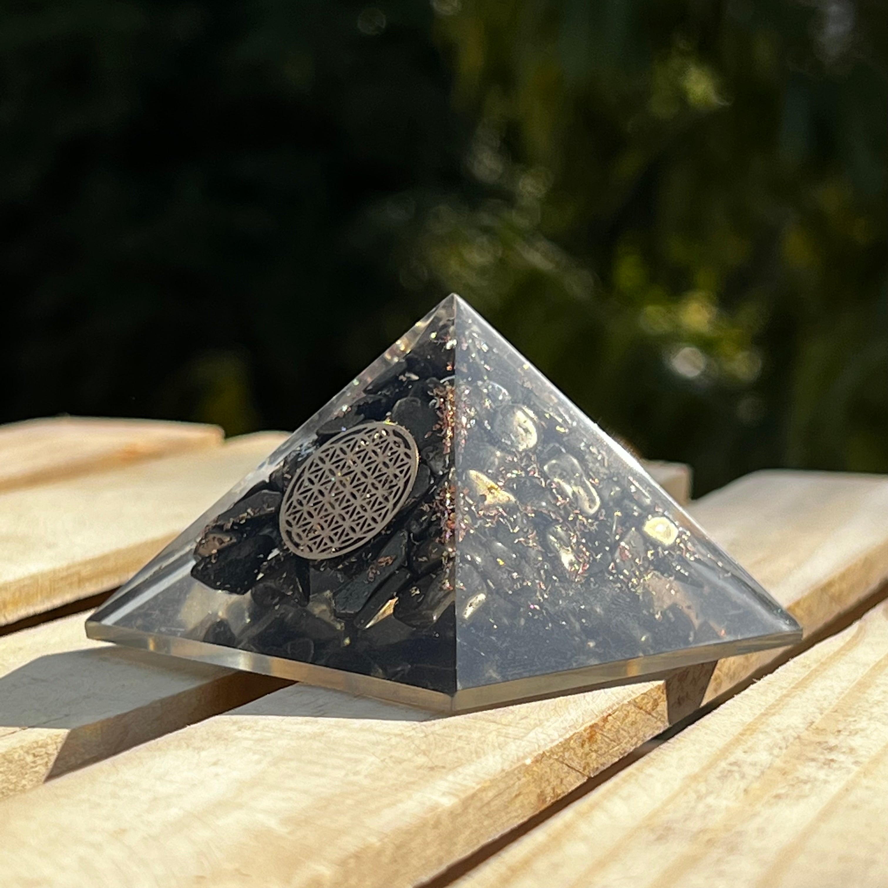 PYRITE ORGONE MINI PYRAMID