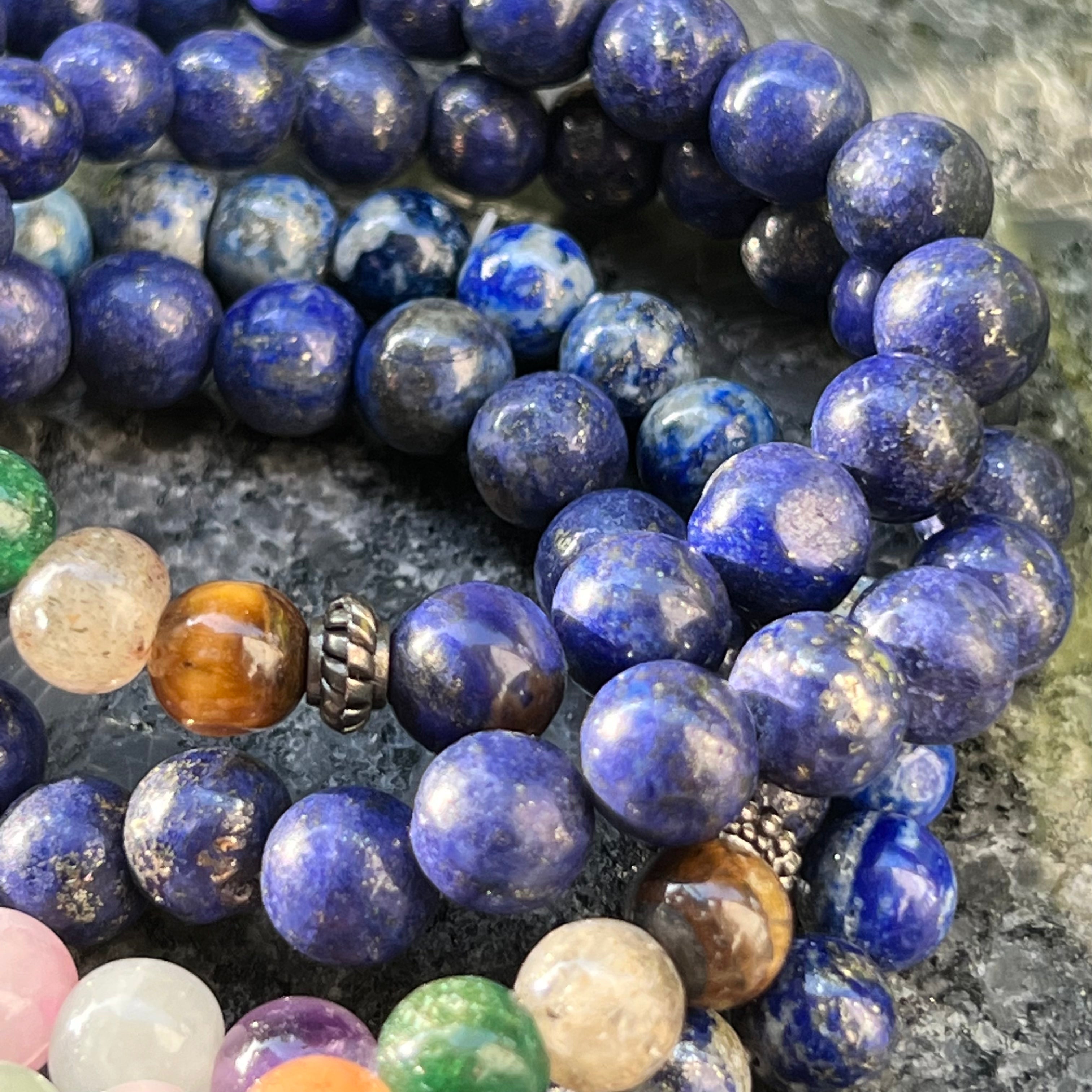 7 Chakra-Lapis Lazuli Bracelet